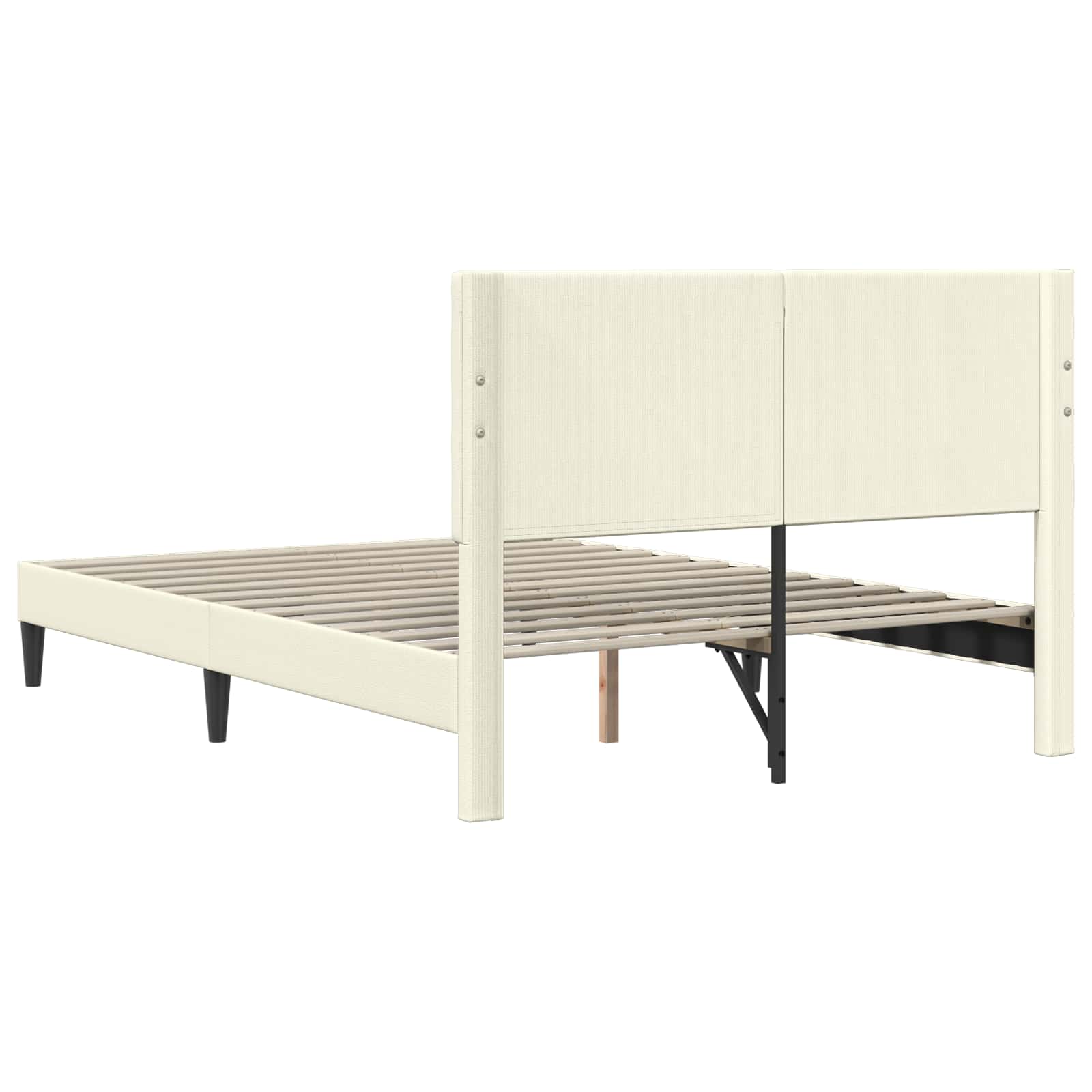 Krevetna konstrukcija Krem 120 x 200 cm Kordura tekstil
