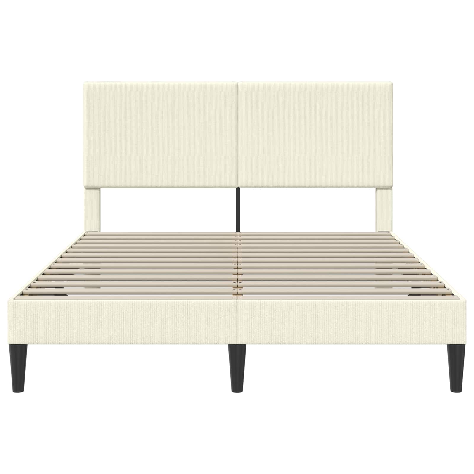 Krevetna konstrukcija Krem 120 x 200 cm Kordura tekstil