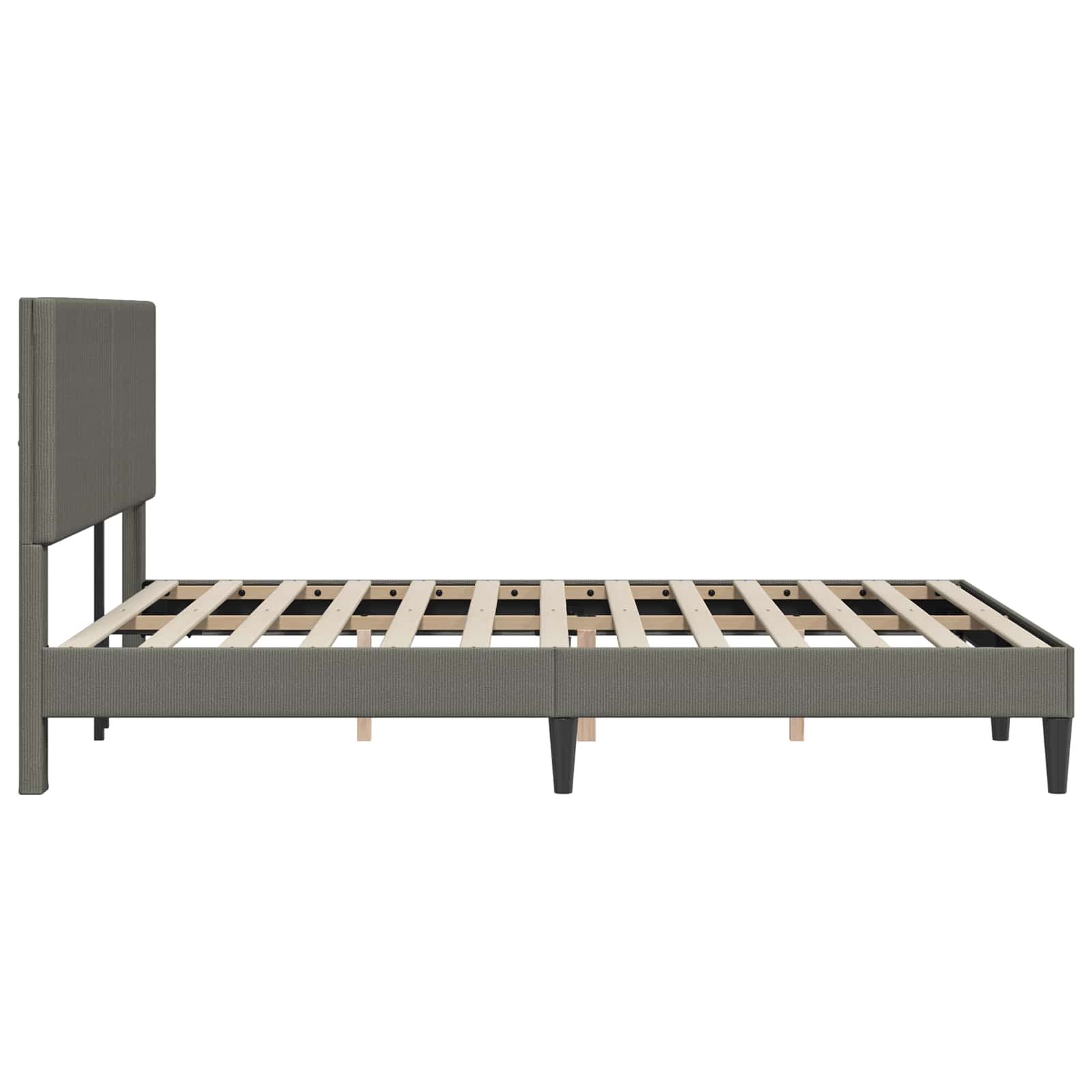 Krevetna konstrukcija Svjetlosiva 140 x 190 cm Kordura tekstil