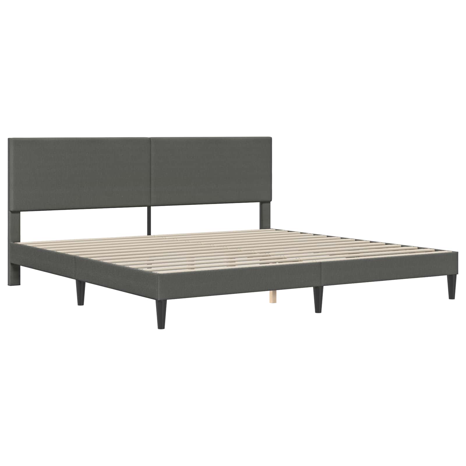 Krevetna konstrukcija Tamnosiva 200 x 200 cm Kordura tekstil
