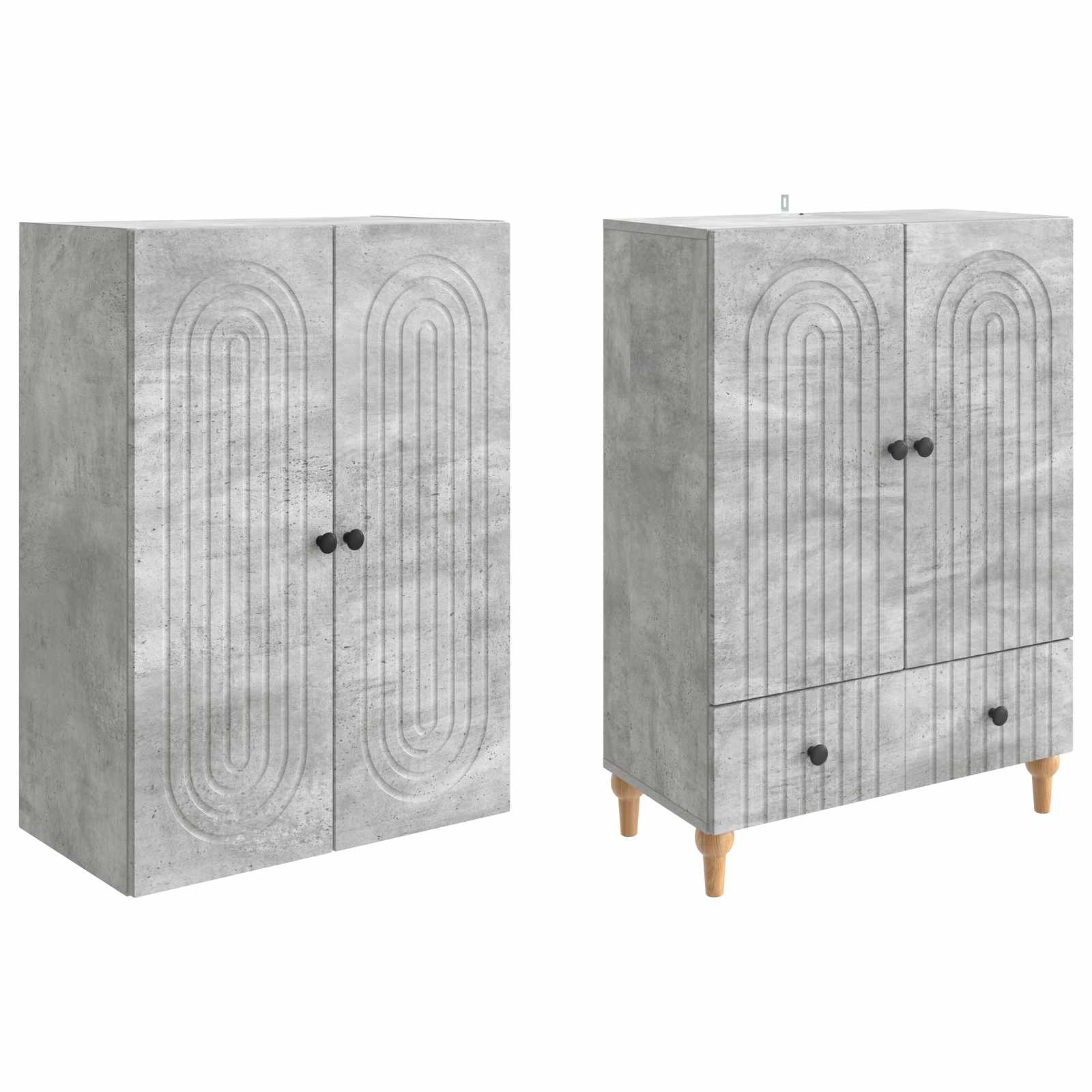 Set ormara 2 pcs Konstruirano drvo