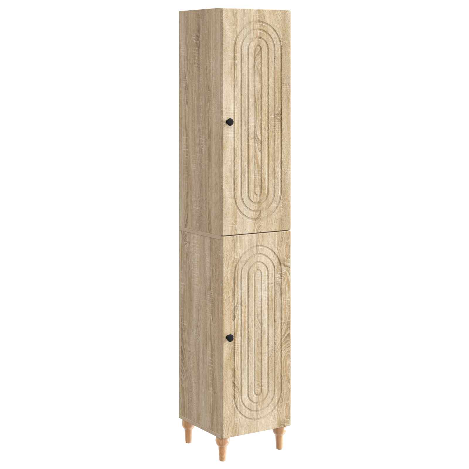 Set ormara 2 pcs Hrast sonoma Konstruirano drvo