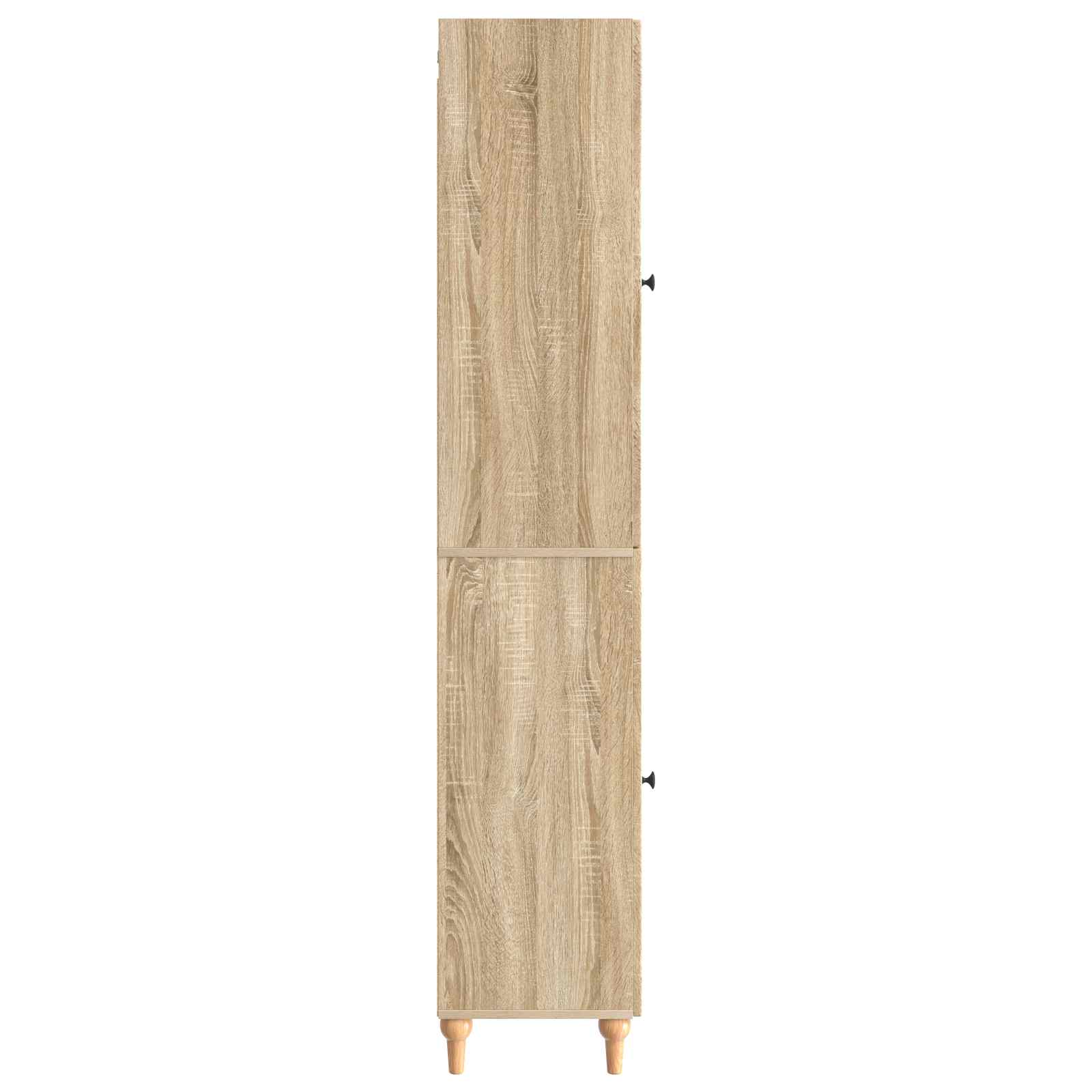 Set ormara 2 pcs Hrast sonoma Konstruirano drvo
