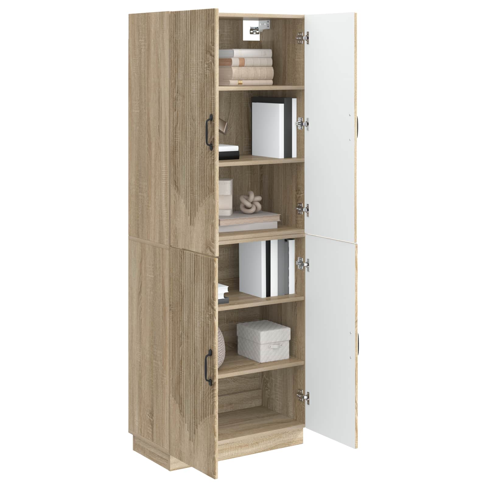 Set ormara 2 pcs Hrast sonoma Konstruirano drvo