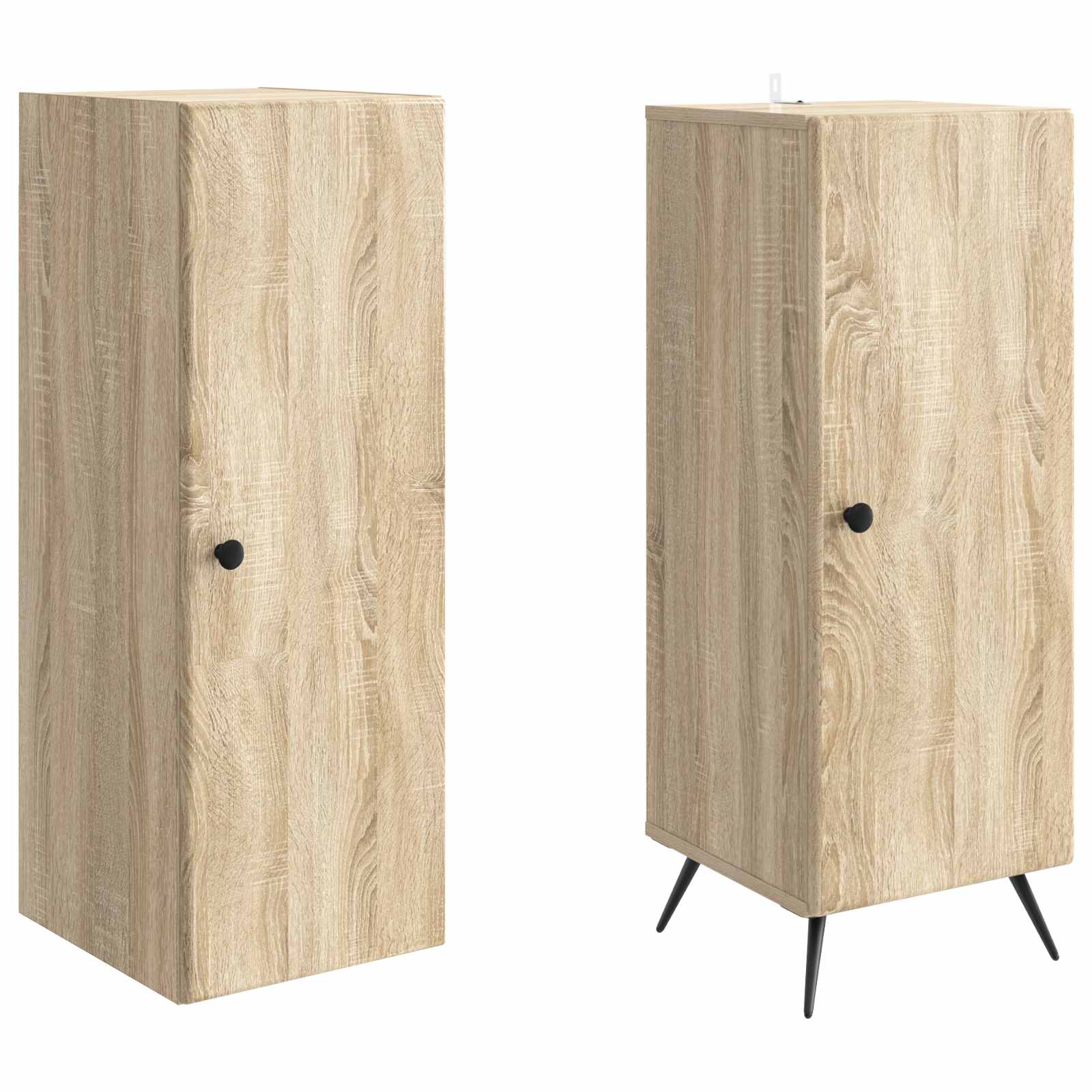 Set ormara 2 pcs Hrast sonoma Konstruirano drvo
