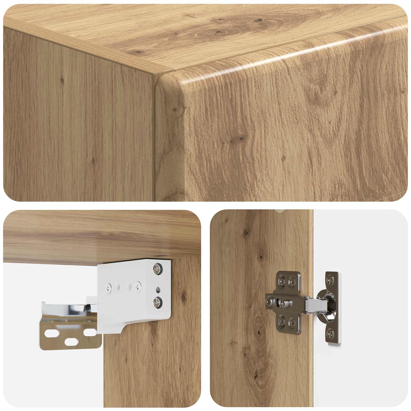 Set ormara 2 pcs Konstruirano drvo