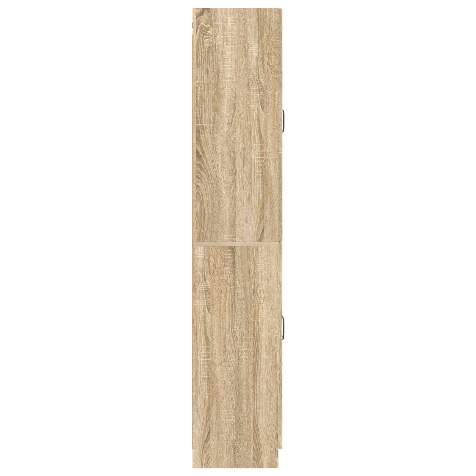 Set ormara 2 pcs Hrast sonoma Konstruirano drvo