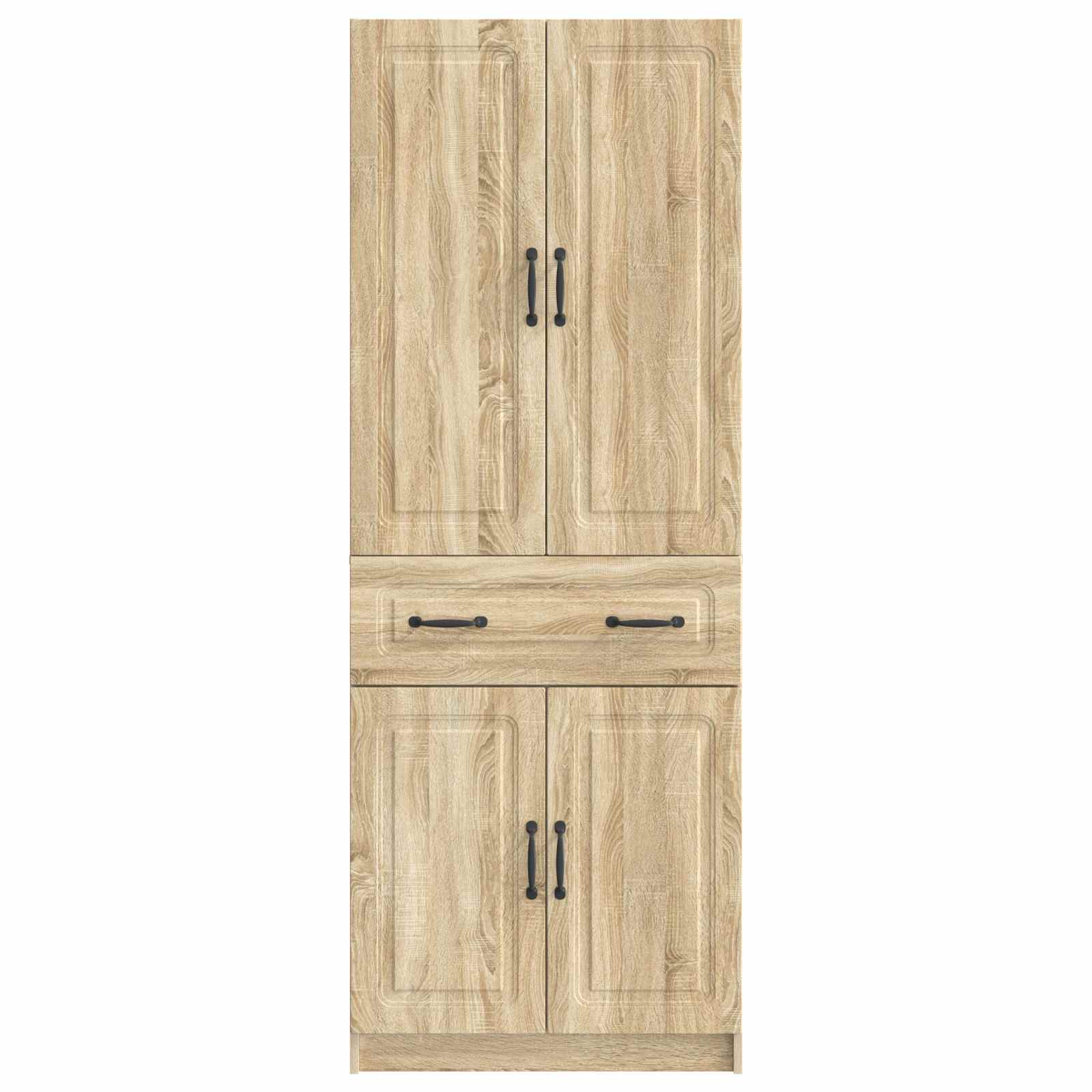 Set ormara 2 pcs Hrast sonoma Konstruirano drvo