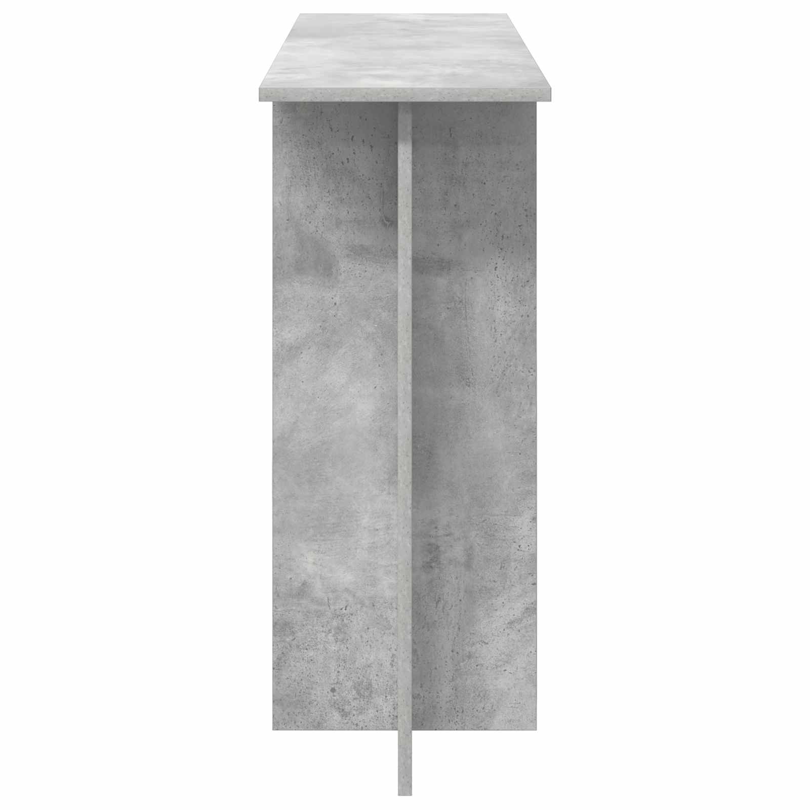 Konzolni stol Betonska siva 100 x 30 x 75 cm Konstruirano drvo