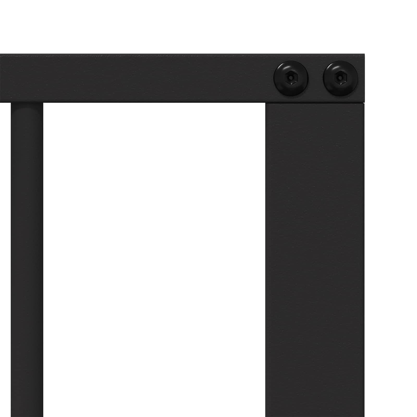 Vrata za pse 4 pcs Crna 60 x 60 cm Cinkani čelik