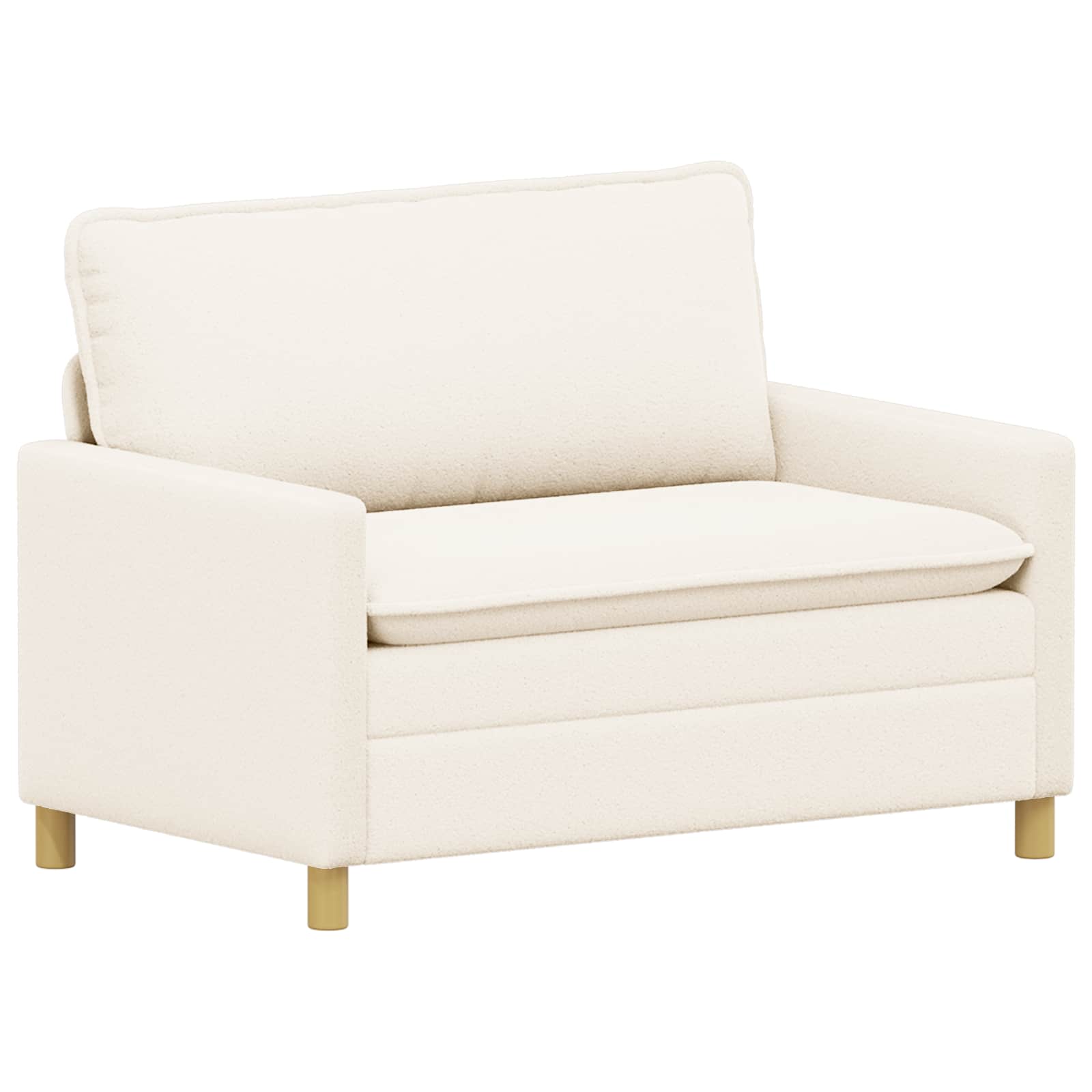 Sofa Krem 126 x 81 x 87,5 cm Tkanina