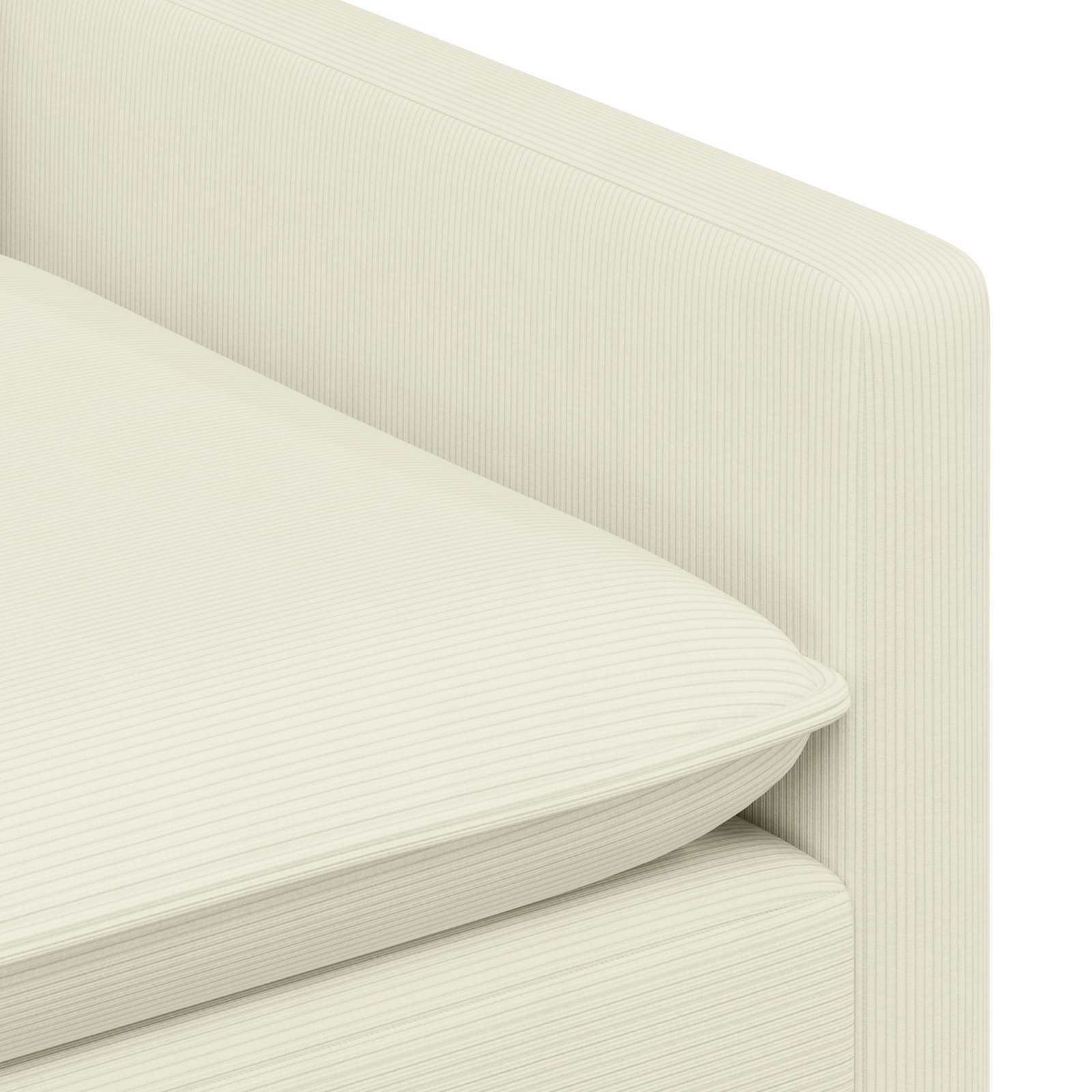 Sofa Krem 126 x 81 x 87,5 cm Tkanina