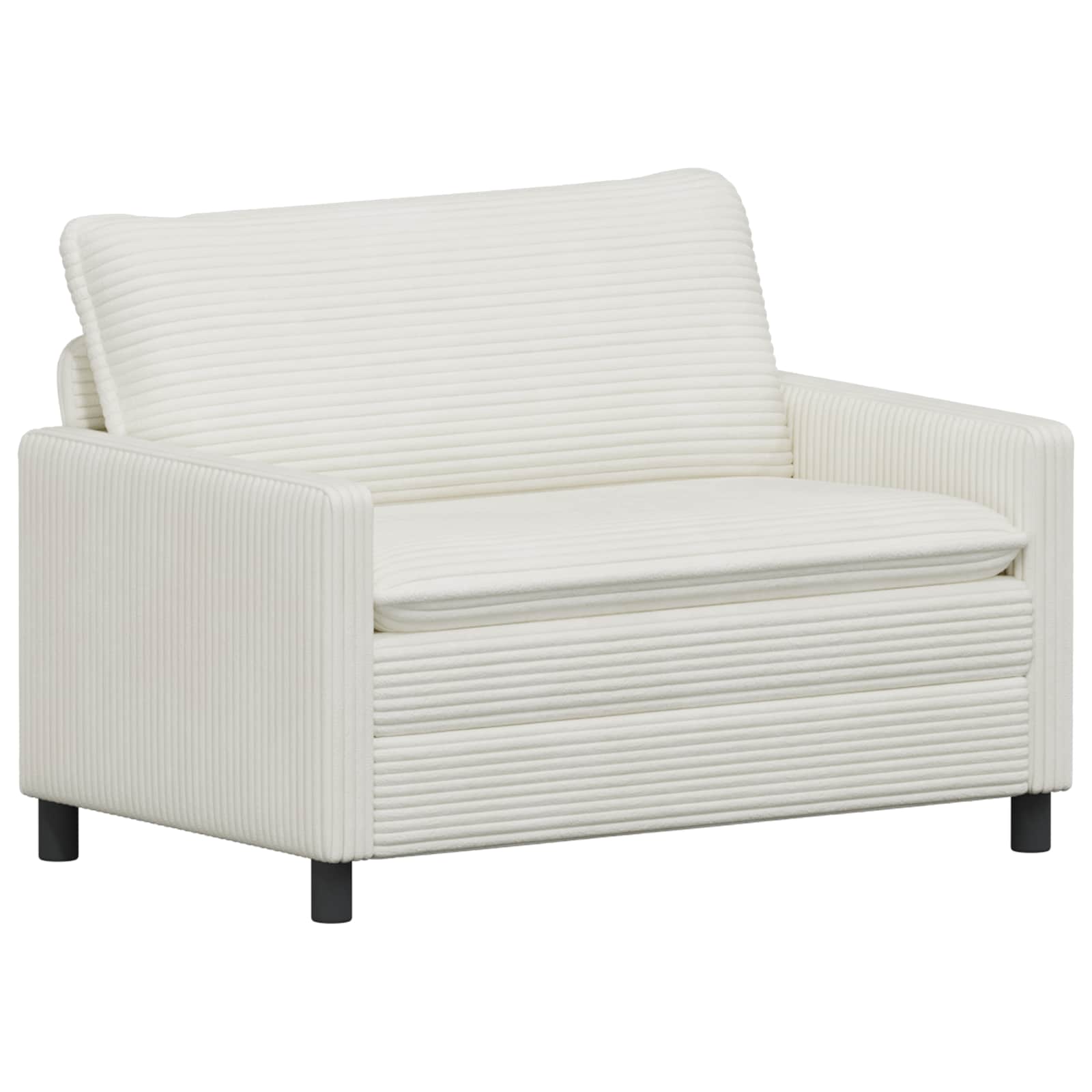 Sofa Krem 126 x 81 x 87,5 cm Poliester