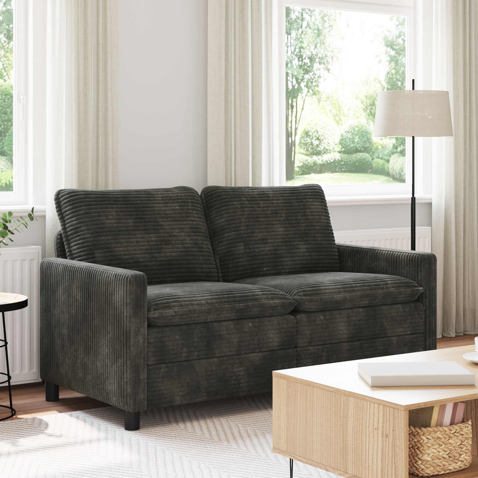 Sofa Antracit 156 x 81 x 87,5 cm Poliester