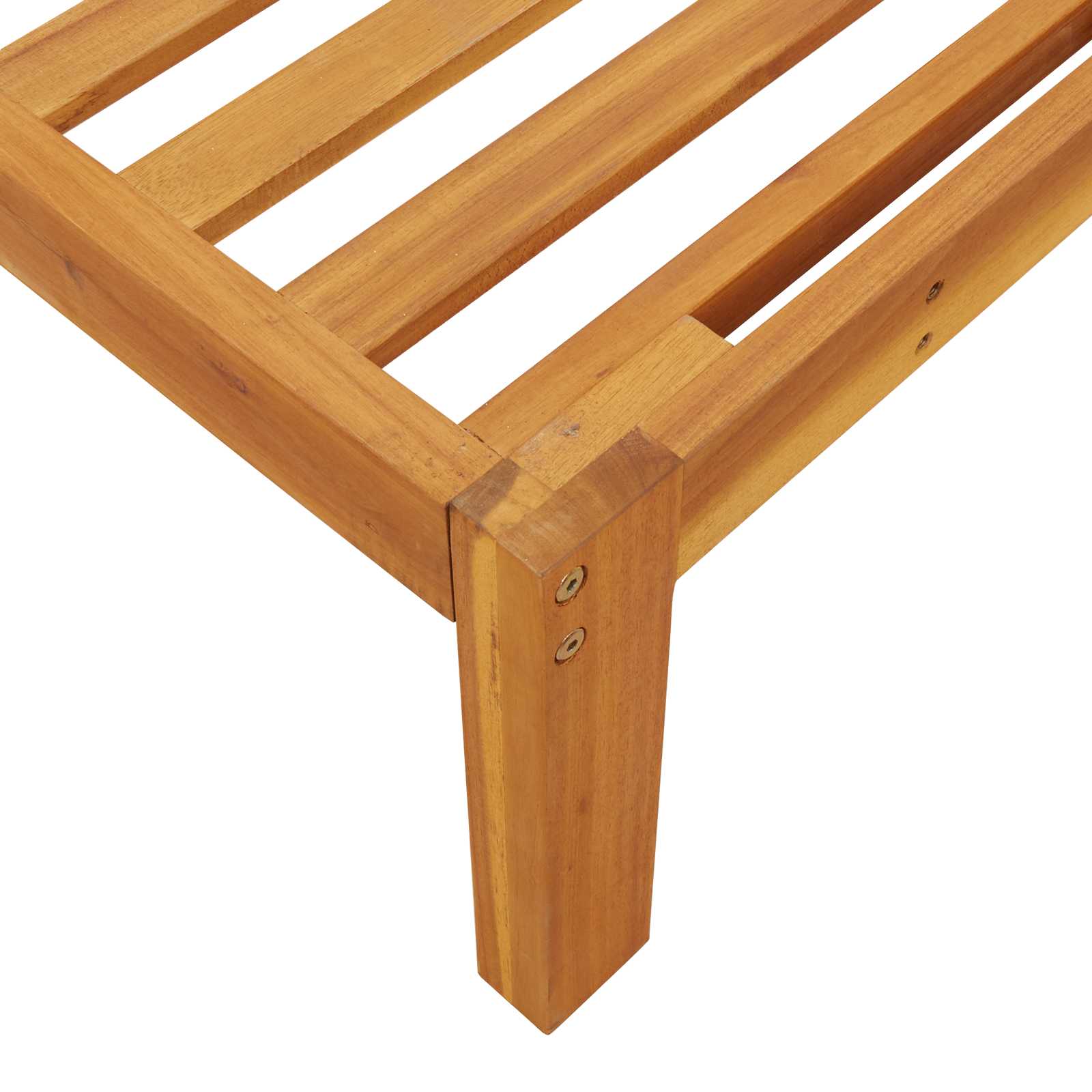 Set sofe Sivo-smeđa 133 x 92 x 69 cm Čvrsto drvo akacije