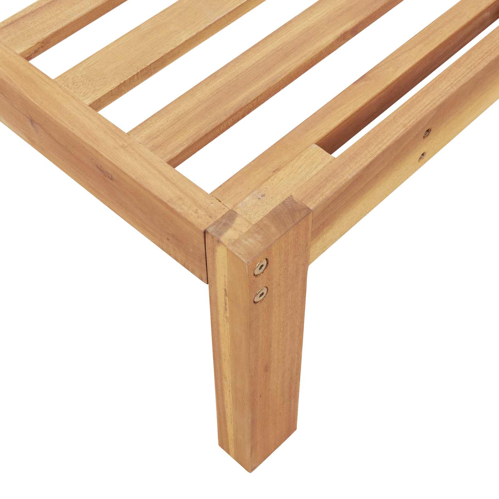 Set sofe Sivo-smeđa 133 x 92 x 69 cm Čvrsto drvo akacije