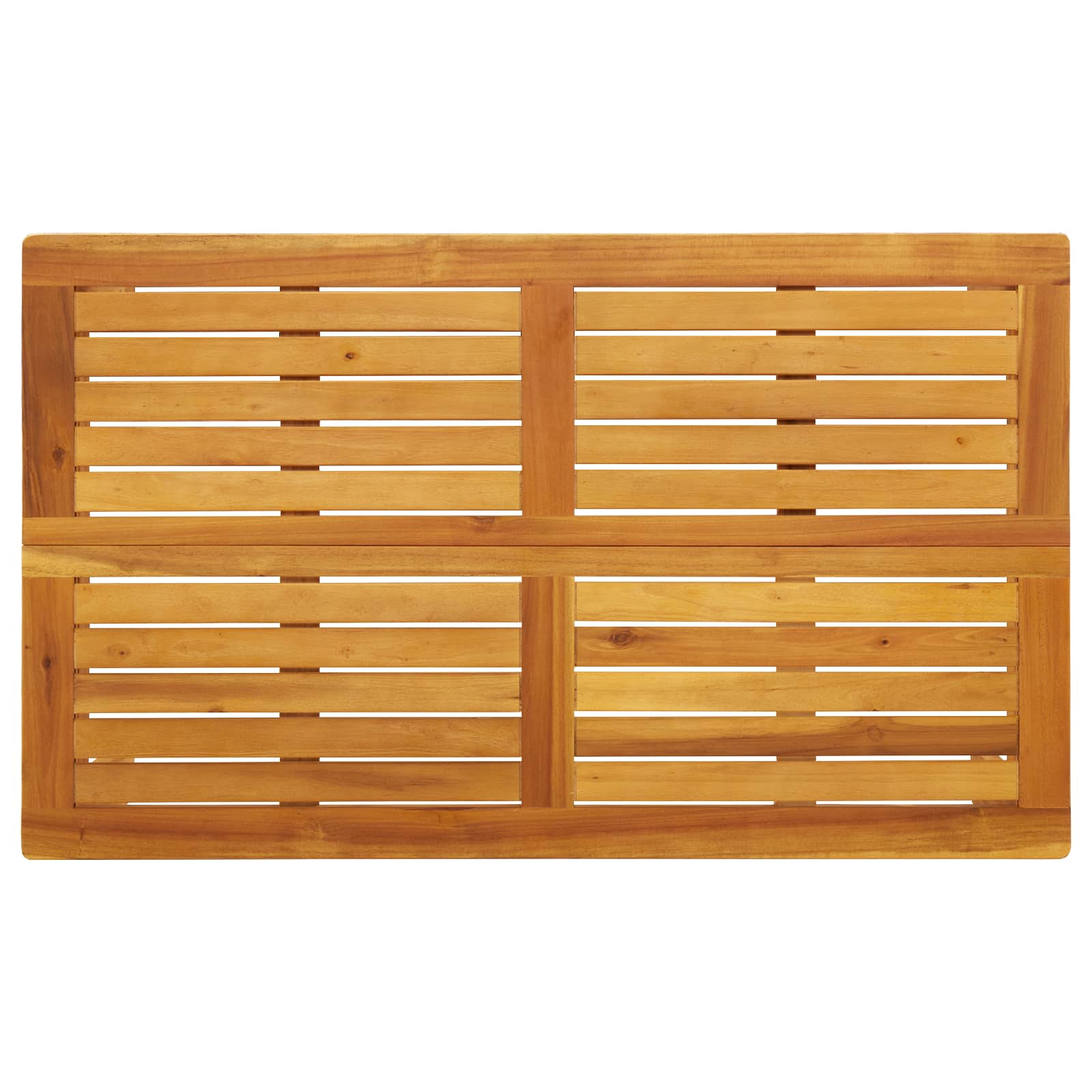 Set sofe s jastukom 3 pcs Sivo-smeđa Čvrsto drvo akacije