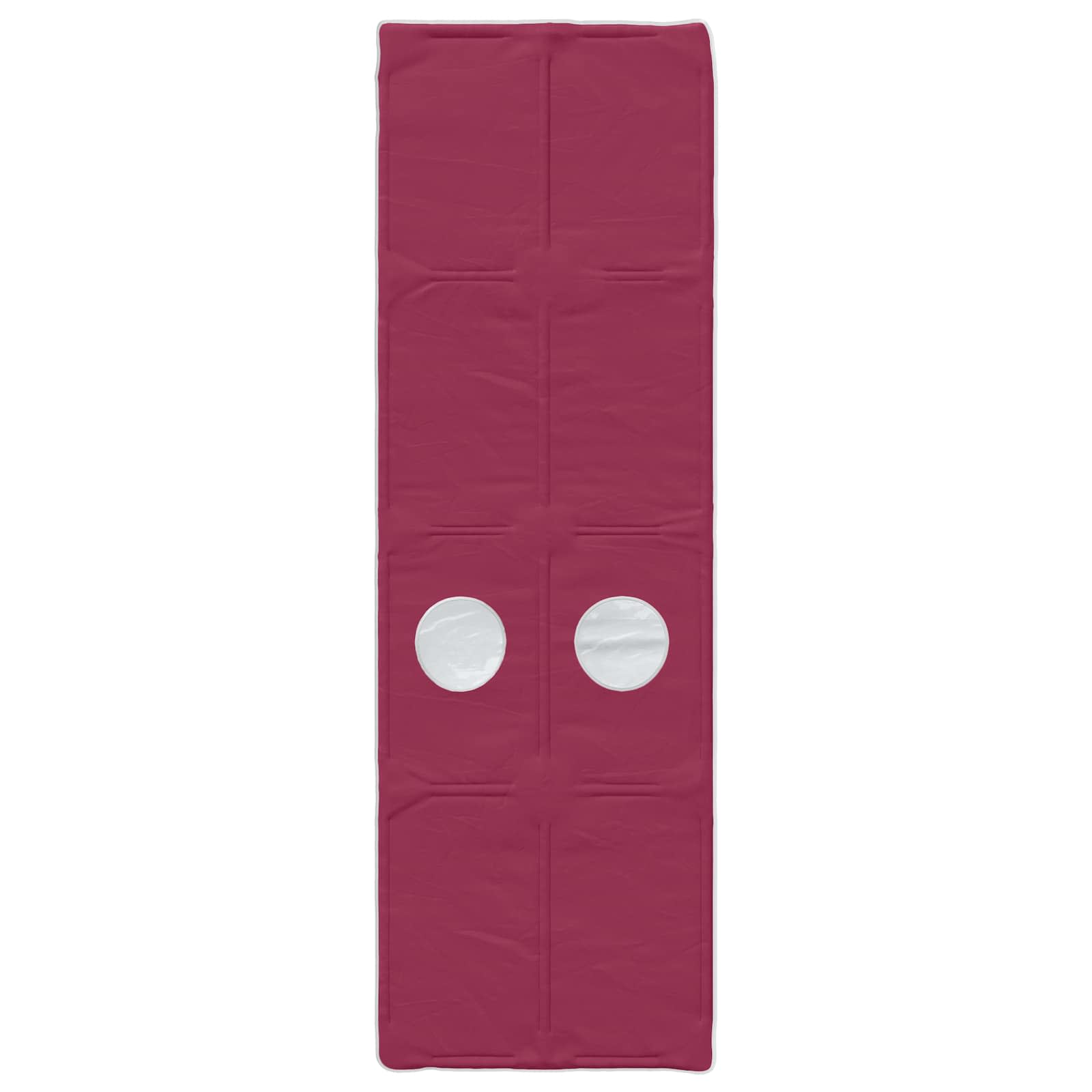 Tunis za krevet 2 pcs Crvena 211 x 67.5 x 2 cm Poliester