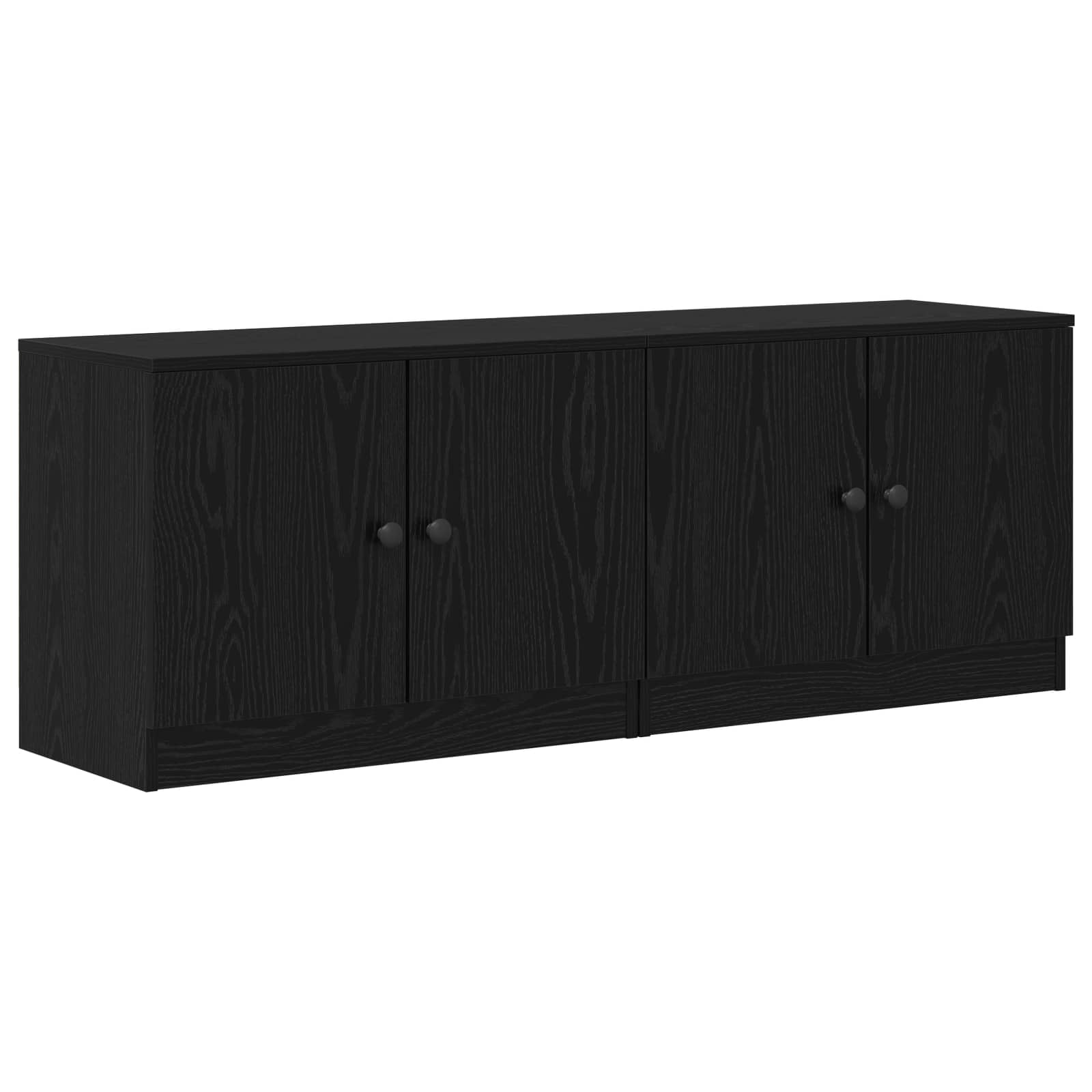 Ormarić za krevet s pohranom 2 pcs Crni Hrast 66 x 35 x 48 cm