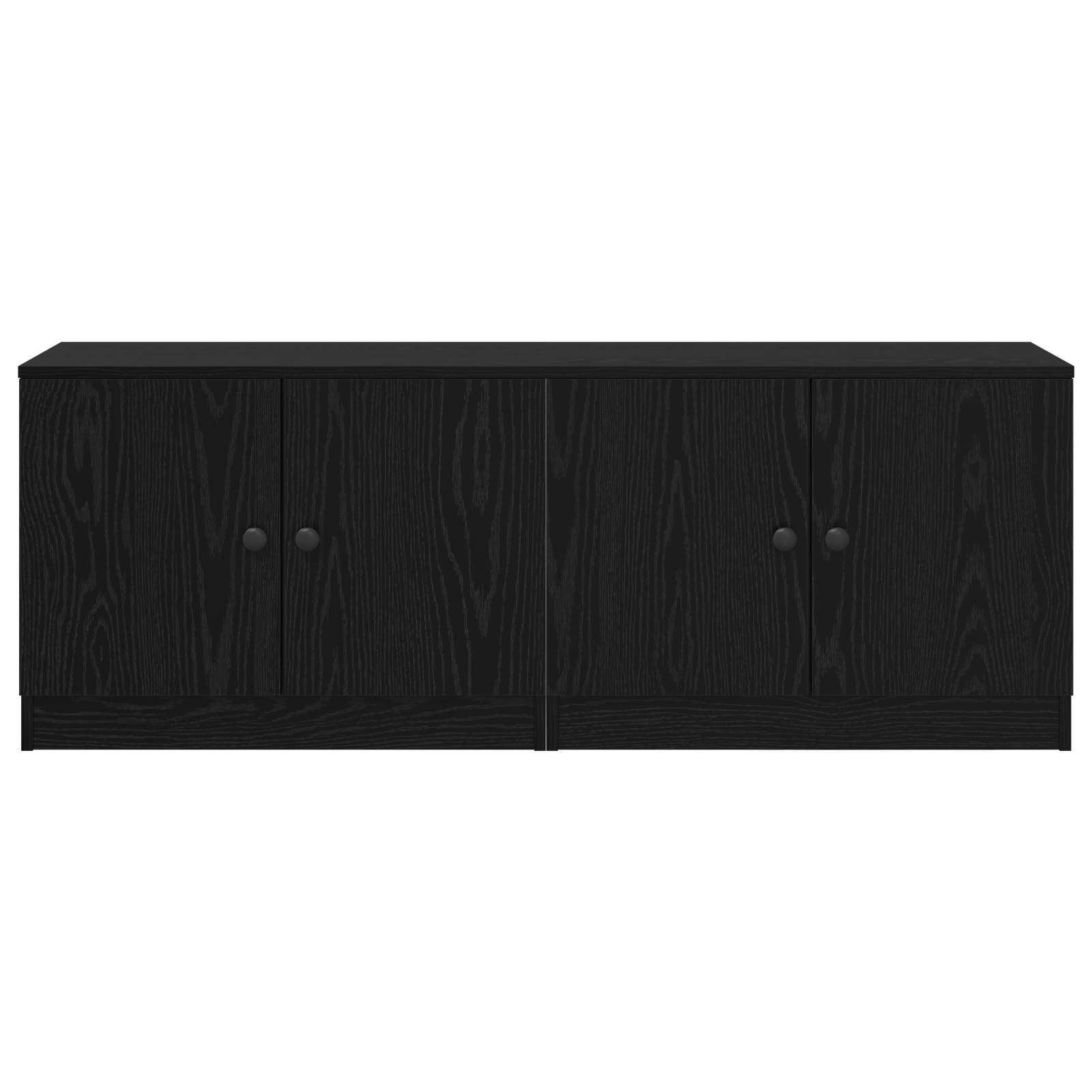 Ormar za krevet na kat 2 kom. Crni hrast 66 x 35 x 48 cm