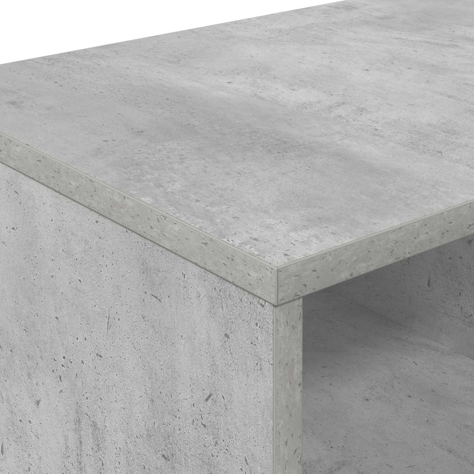 Ormarić za krevet s vratima 2 pcs Betonska siva 66 x 35 x 48 cm