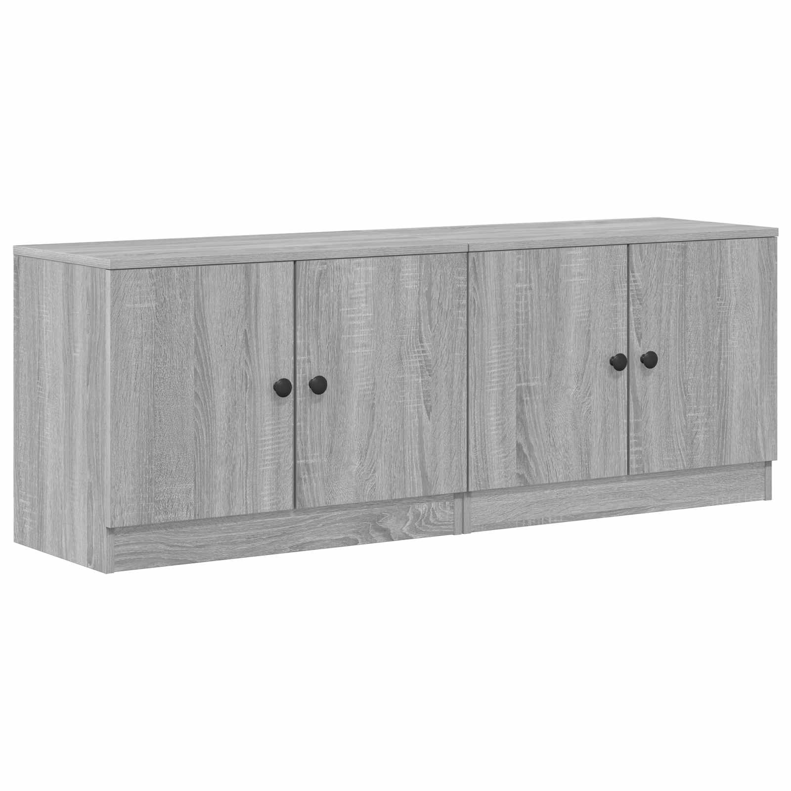 Ormarić za krevet s pohranom 2 pcs Siva Sonoma 66 x 35 x 48 cm