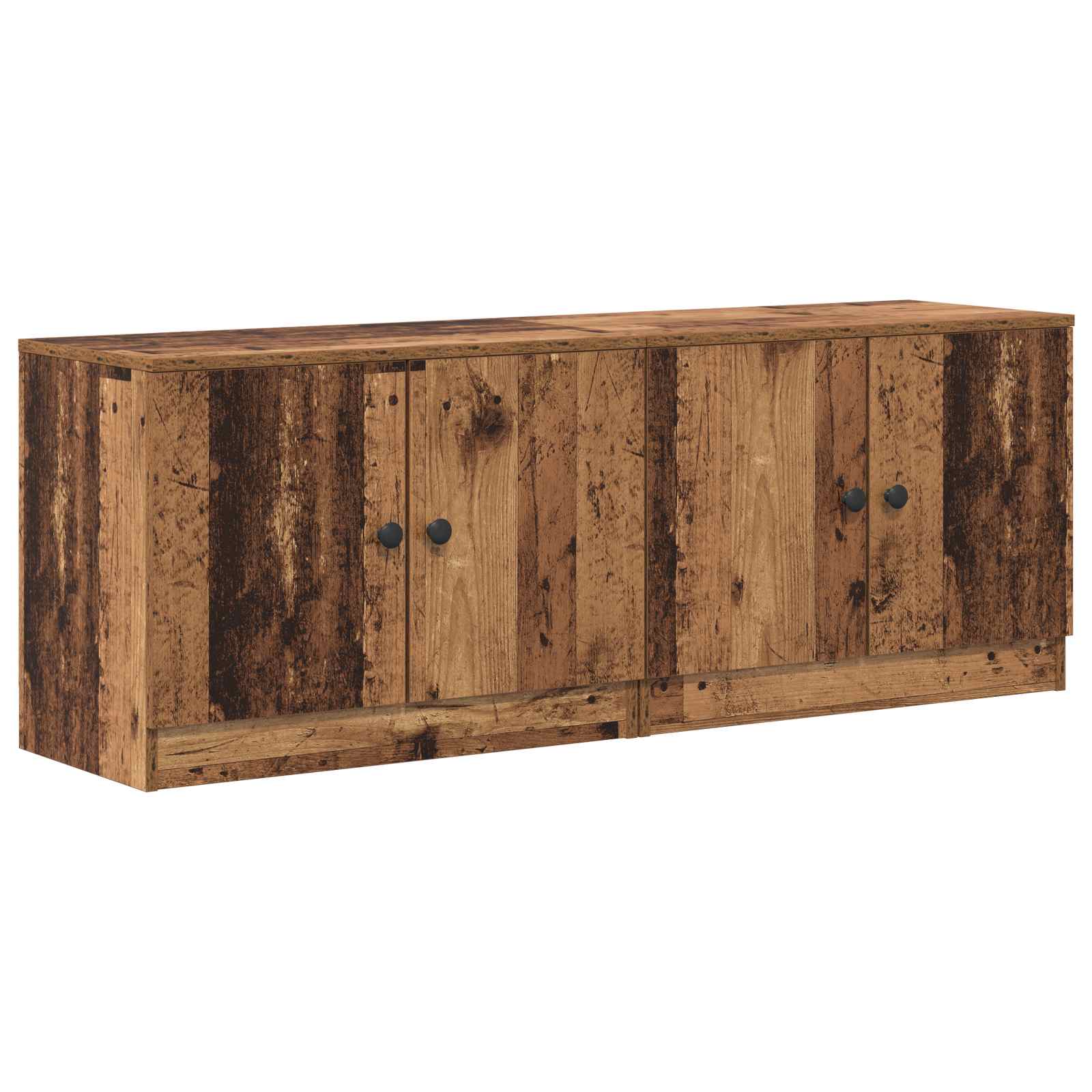 Ormar za krevet na kat 2 kom. Staro drvo 66 x 35 x 48 cm