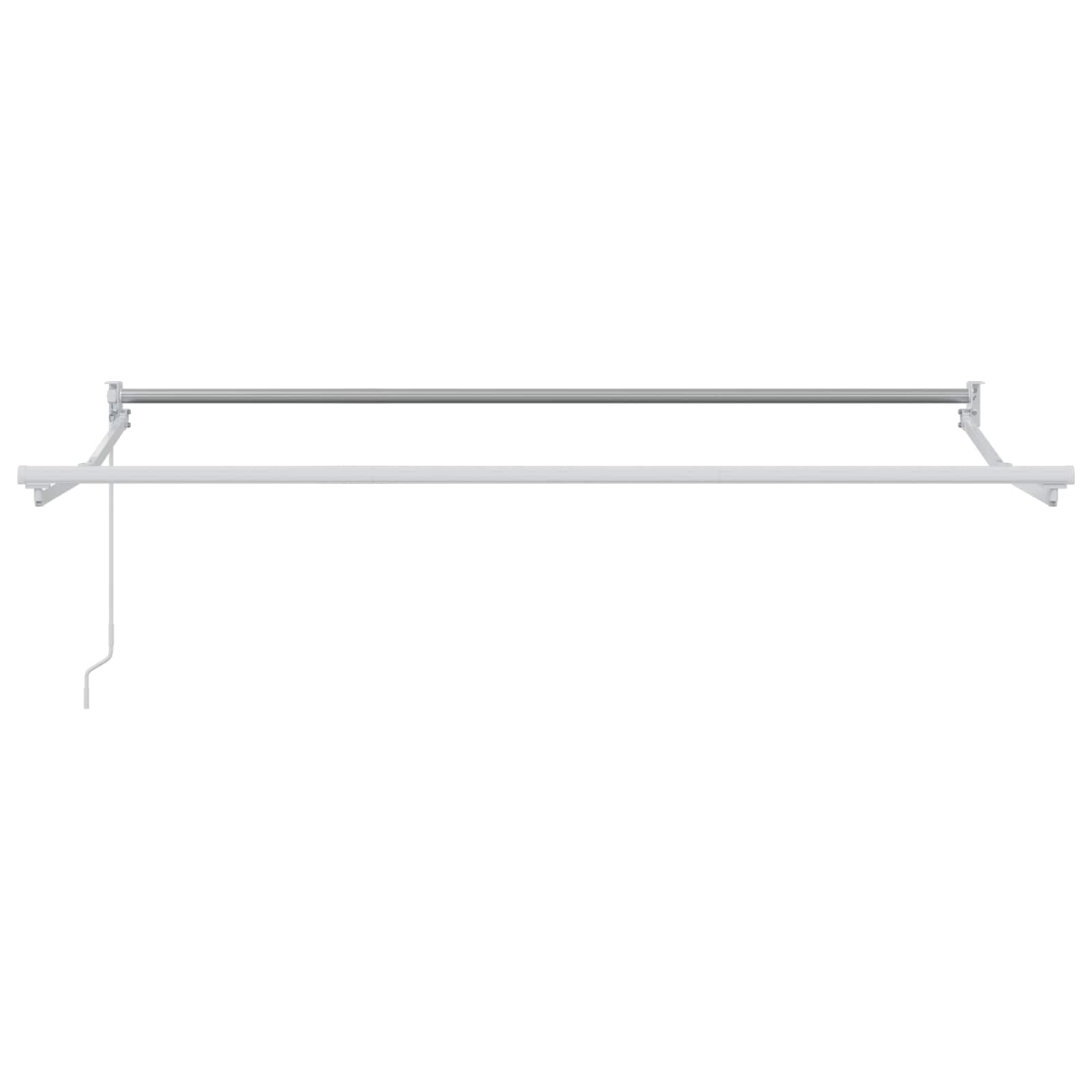 Povlačivi tende Smeđa 3 x 2 m 100% Poliester i Aluminij
