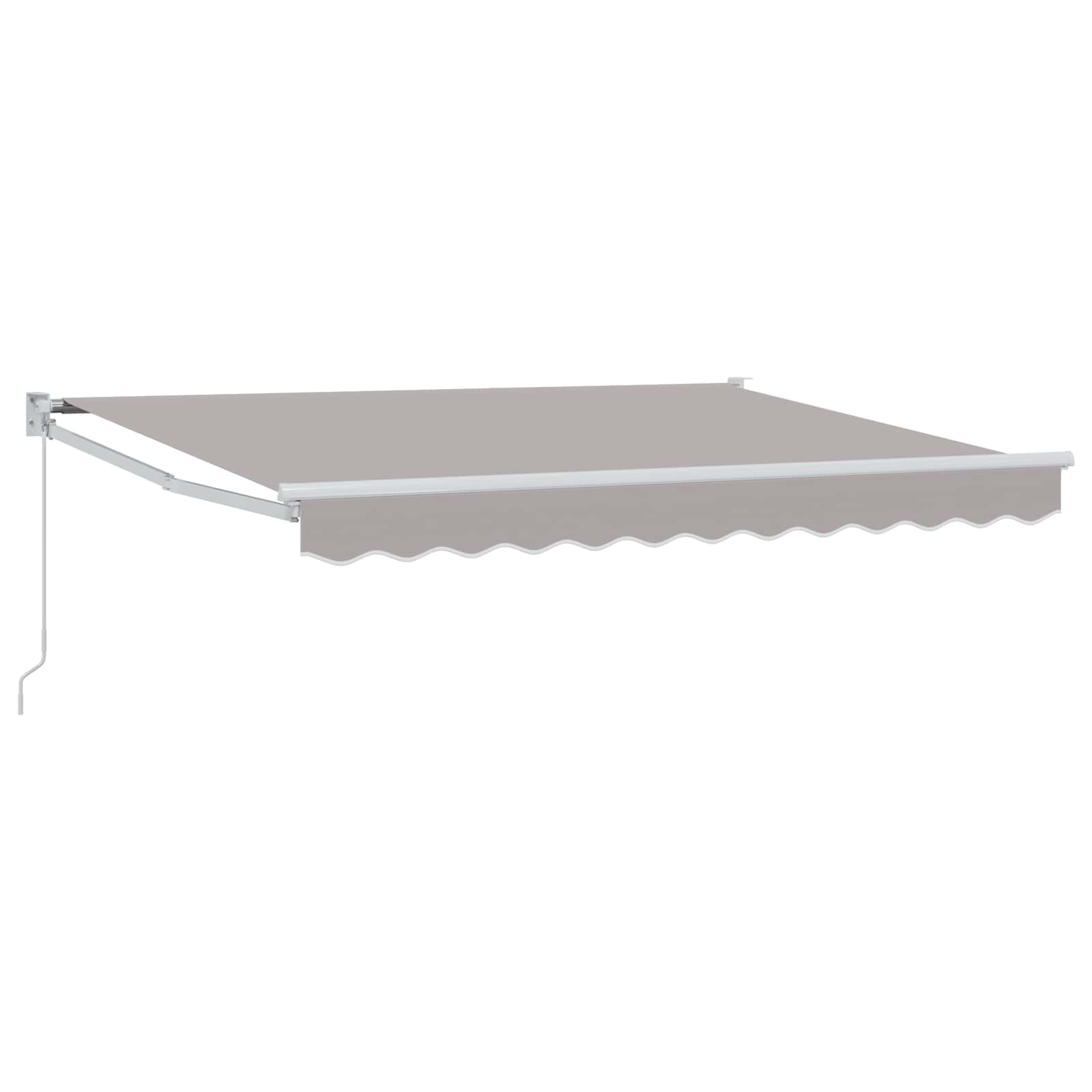 Povlačivi tende Svjetlosiva 3 x 2 m 100% Poliester i Aluminij