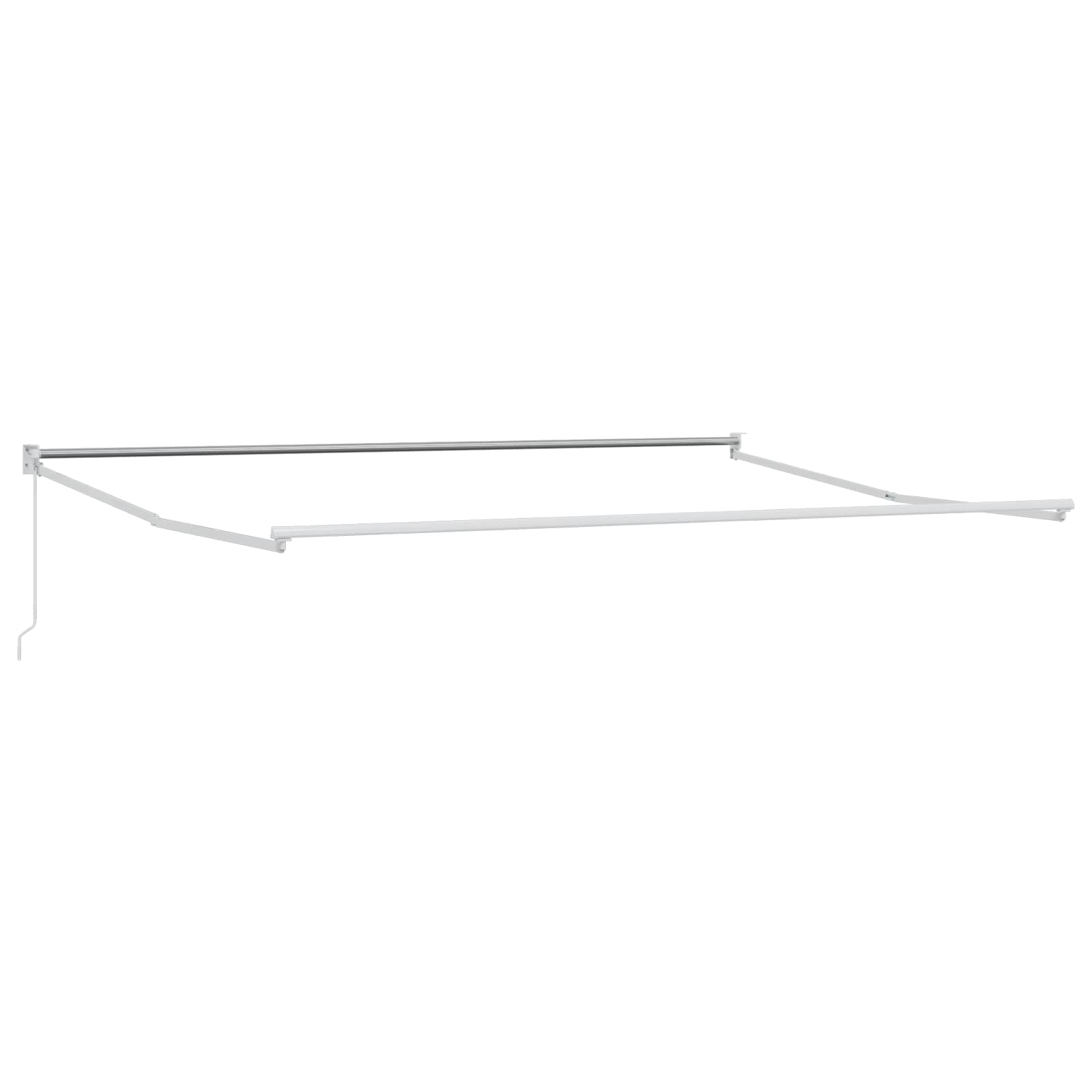 Povlačivi tende Antracit 4 x 2 m 100% Poliester i Aluminij