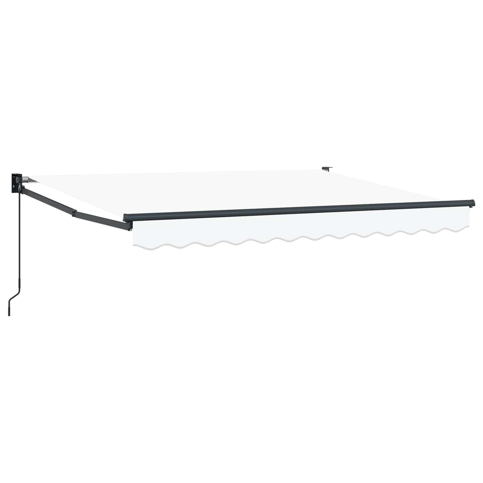 Povlačivi tende Bijela 3 x 2 m 100% Poliester i Aluminij