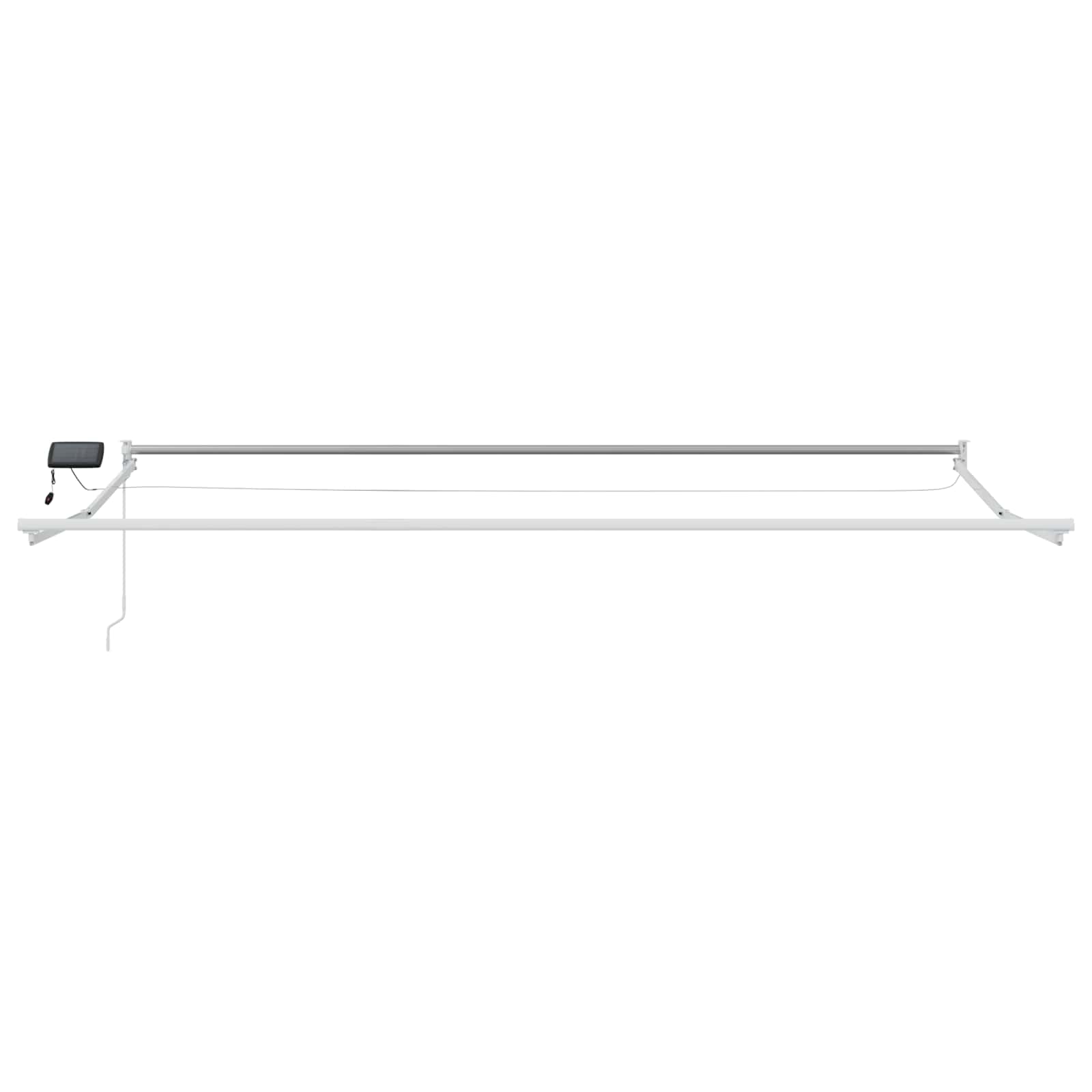 Ručna zlačivna tenda s LED diodama Šareni 5 x 3 m