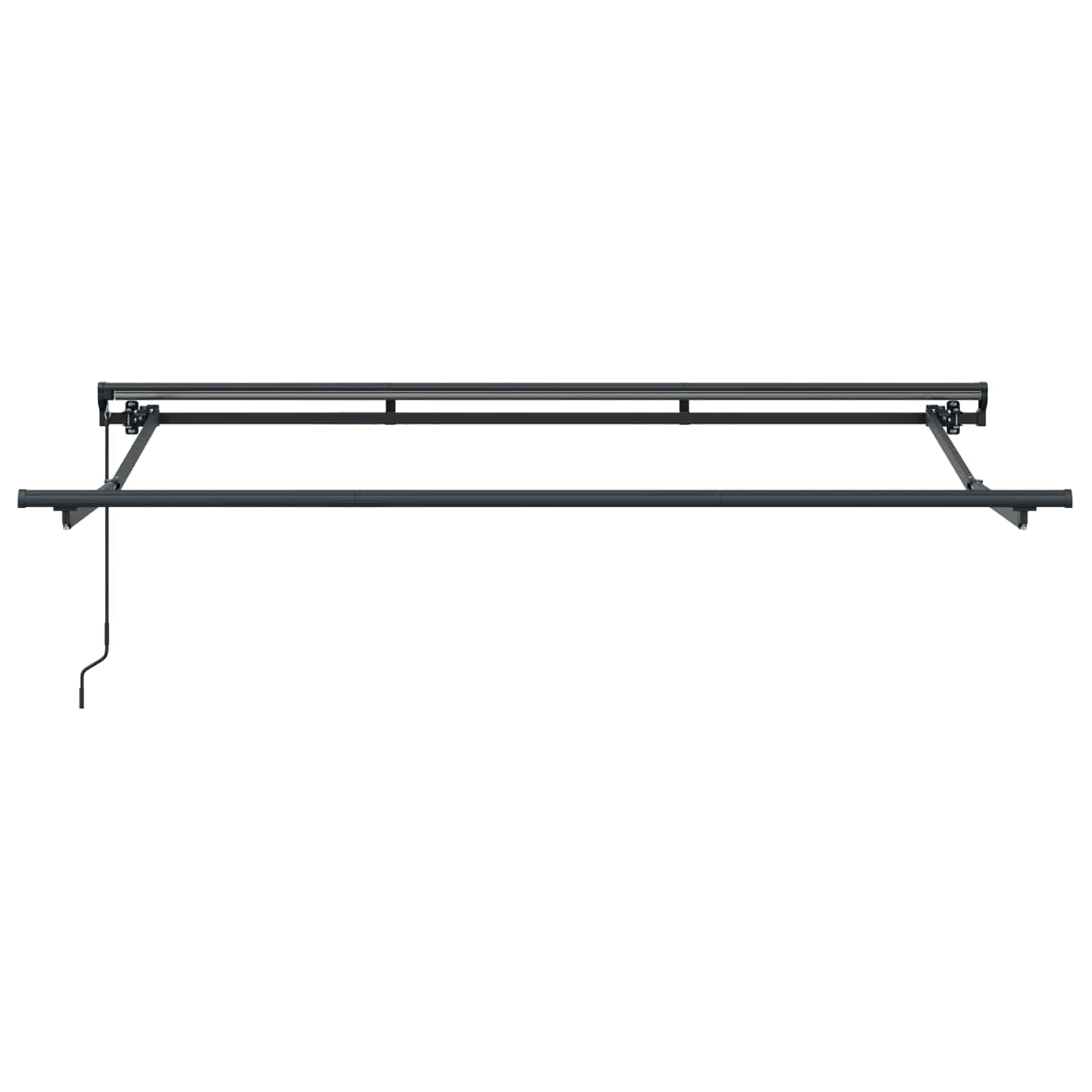 Ručno sklopiva tenda Tamno crvena 3,5 x 2 m