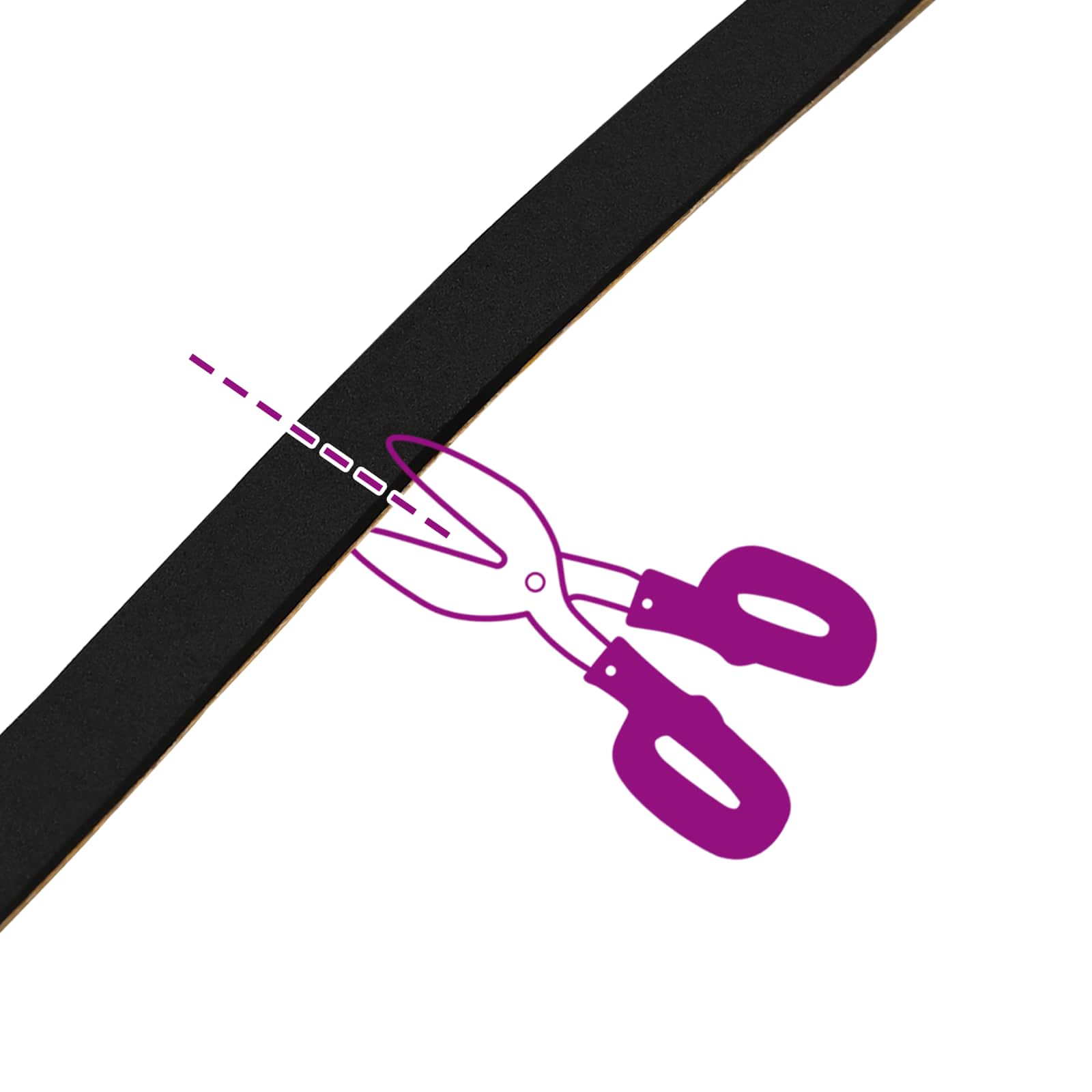 Samoljepljiva pjenasta traka Crna 20mm x 10m CR pjena