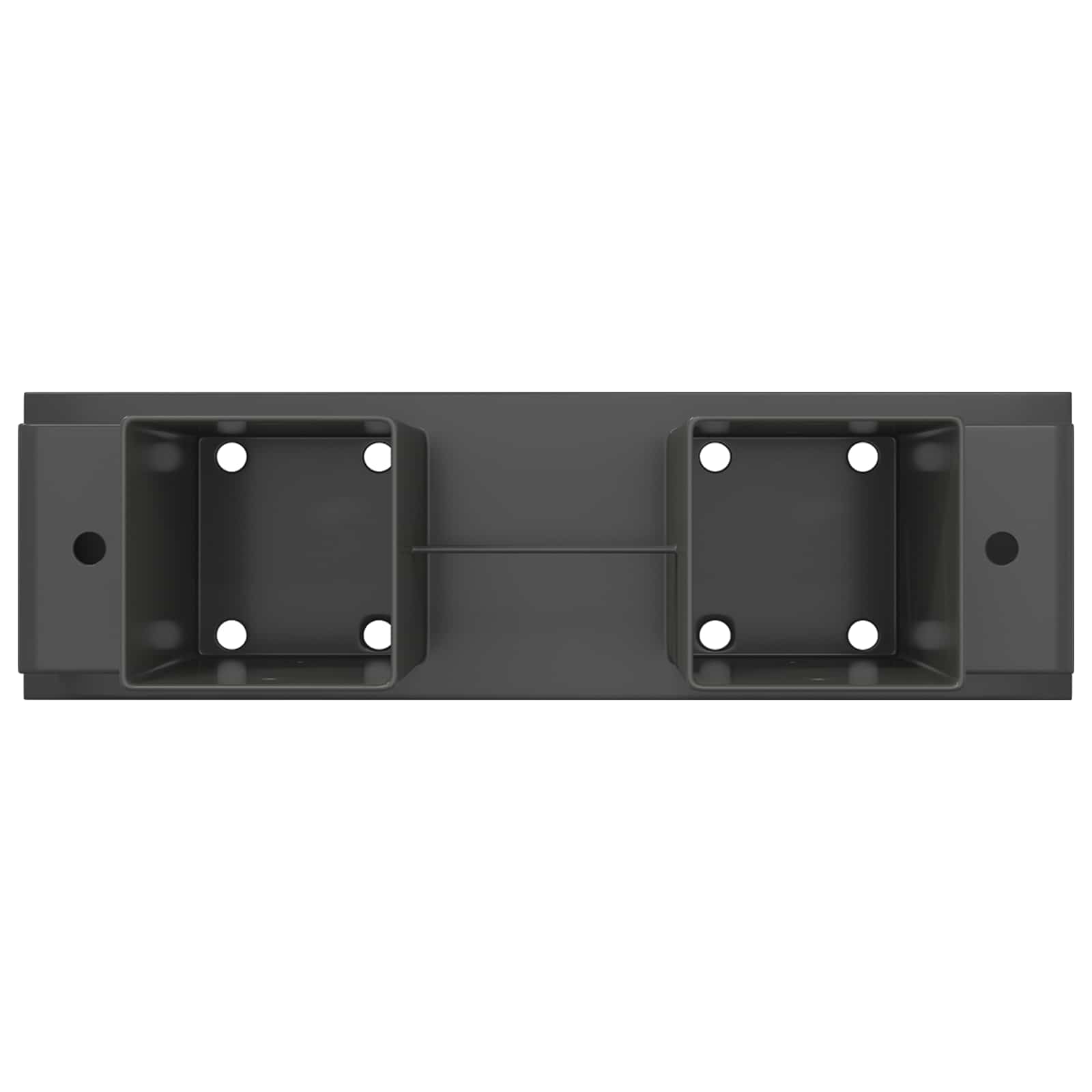 Pomoć za slaganje drva 12 pcs Antracit 34 x 10 x 15 cm Čelik
