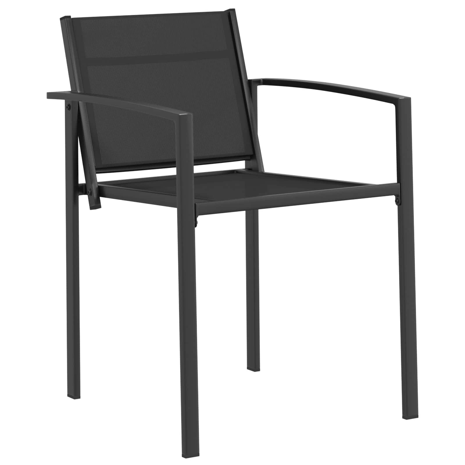 Set vanjskog namještaja 5 pcs Crna i antracit 160 x 80 x 73 cm