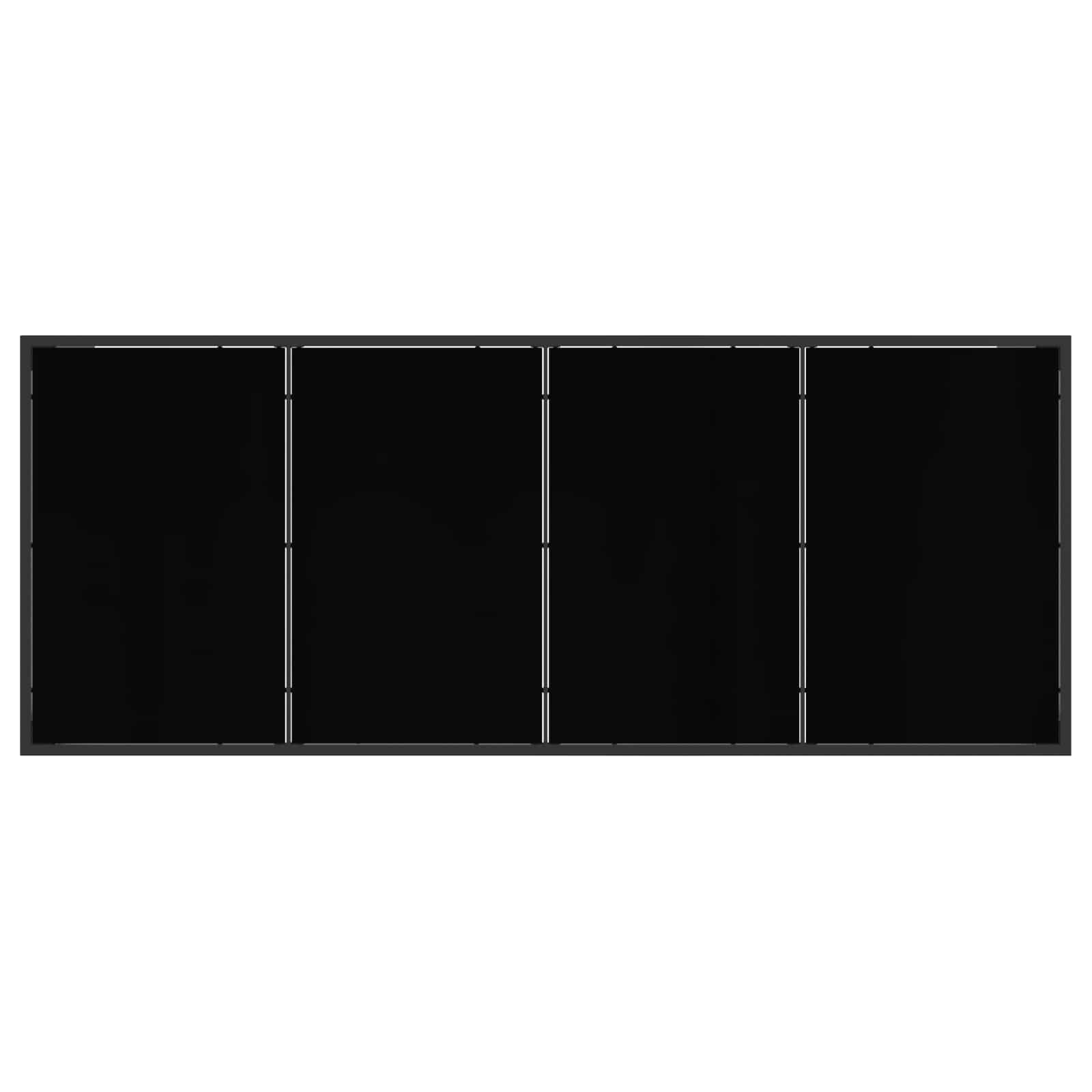 Set vanjskog namještaja 7 pcs Crna i antracit Tekstilen