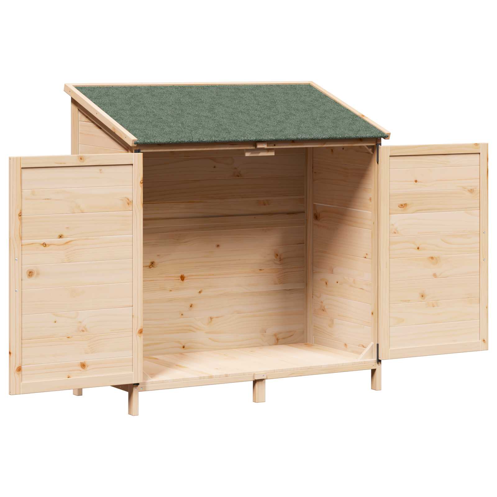 Vrtna Šupa Prirodna 106,5 x 56 x 113,5 cm Čvrsto drvo jele
