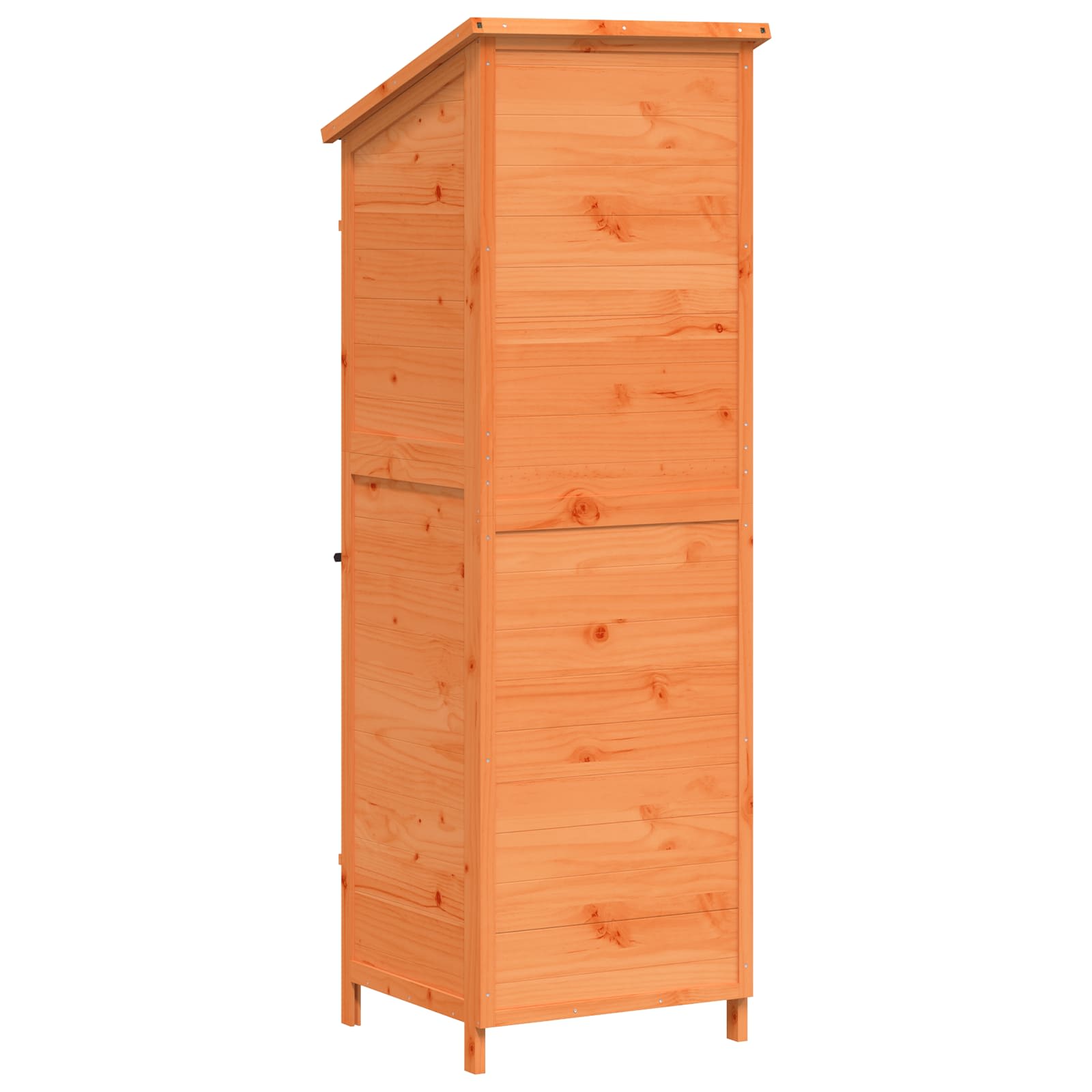 Vrtna Šupa s krovom Smeđa 59,5 x 56 x 176,5 cm Čvrsto drvo jele
