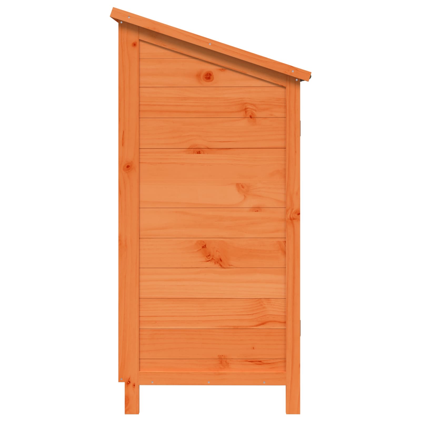 Vrtna Šupa s krovom Smeđa 59 x 56 x 113,5 cm Čvrsto drvo jele