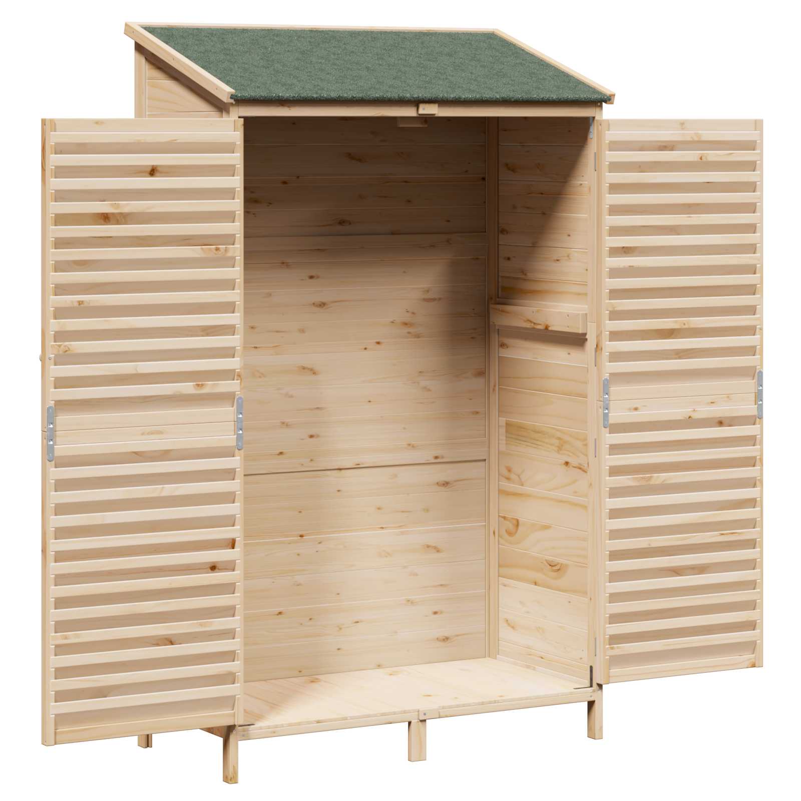 Vrtna Šupa Prirodna 106 x 56 x 176,5 cm Čvrsto drvo jele