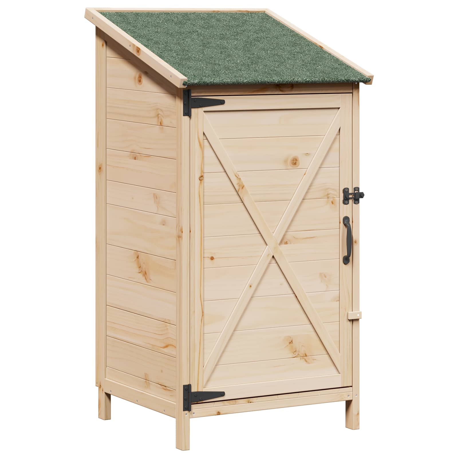 Vrtna Šupa Prirodna 59,5 x 56 x 113,5 cm Konstruirano drvo