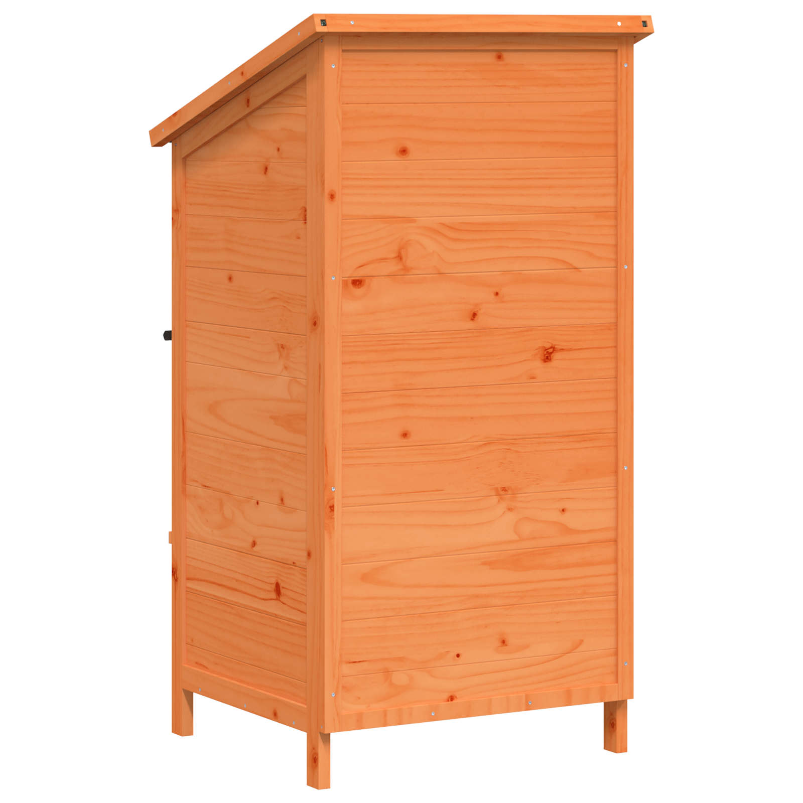 Vrtna Šupa s krovom Smeđa 59,5 x 56 x 113,5 cm Čvrsto drvo jele