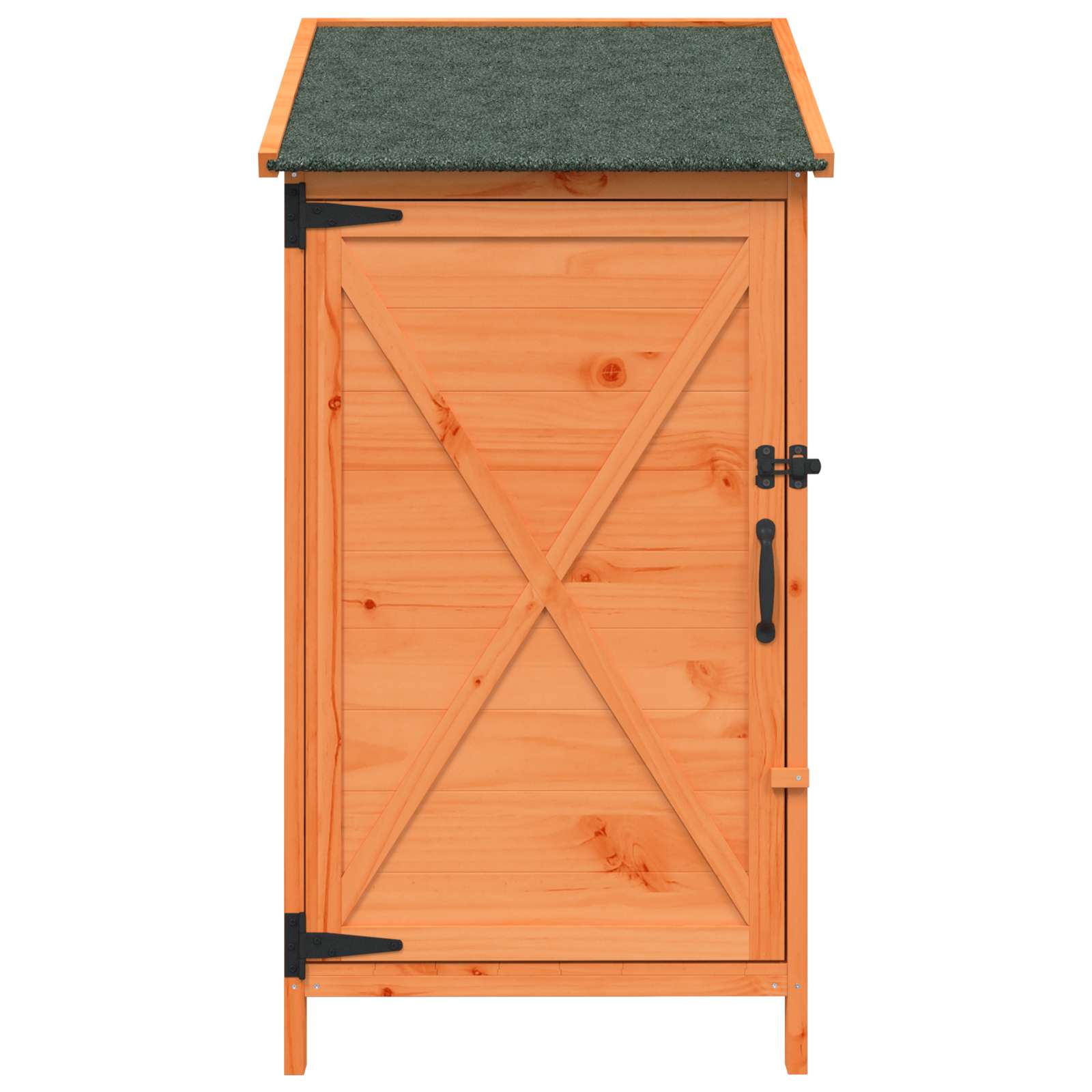 Vrtna Šupa s krovom Smeđa 59,5 x 56 x 113,5 cm Čvrsto drvo jele