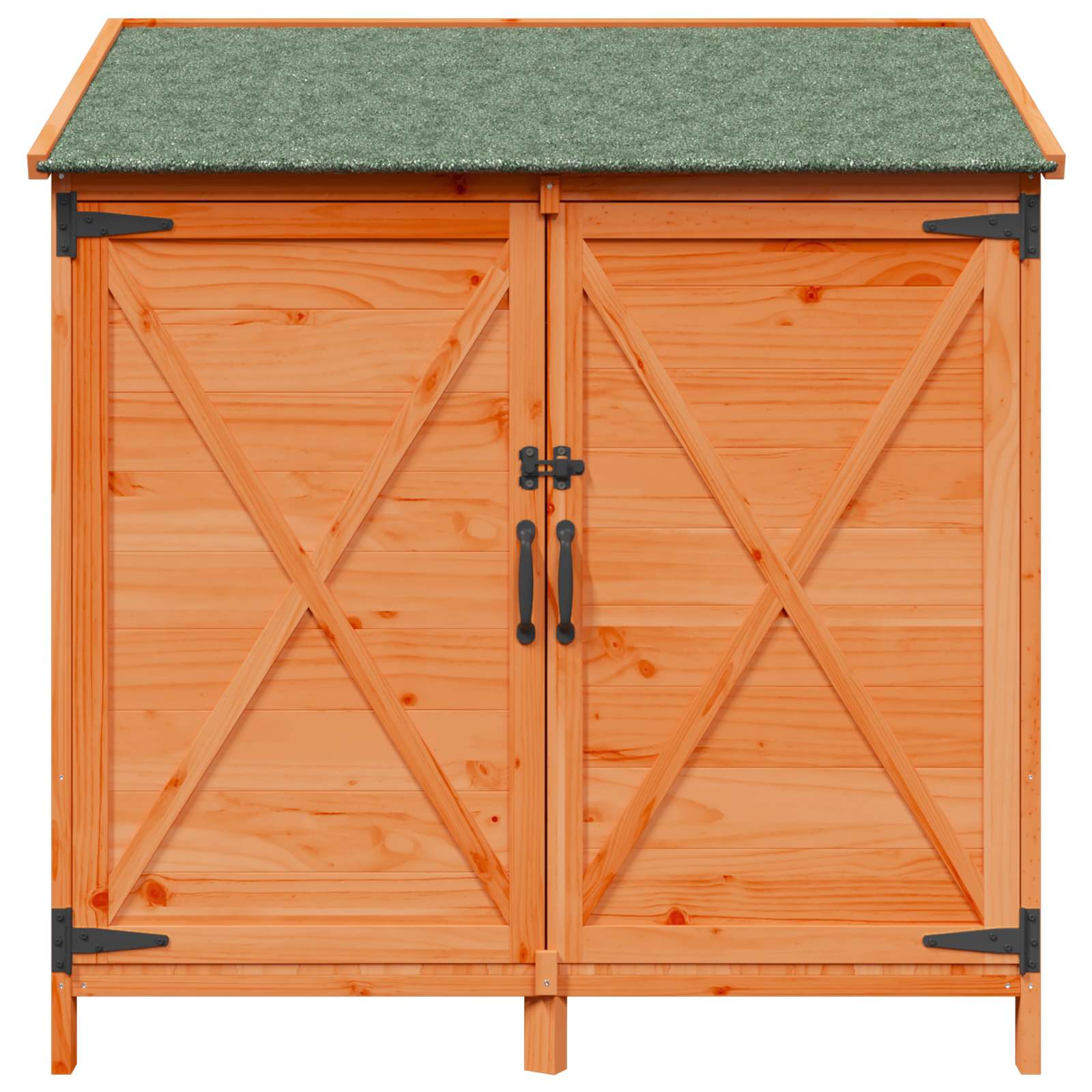 Vrtna Šupa s krovom Smeđa 106 x 56 x 113,5 cm Čvrsto drvo jele