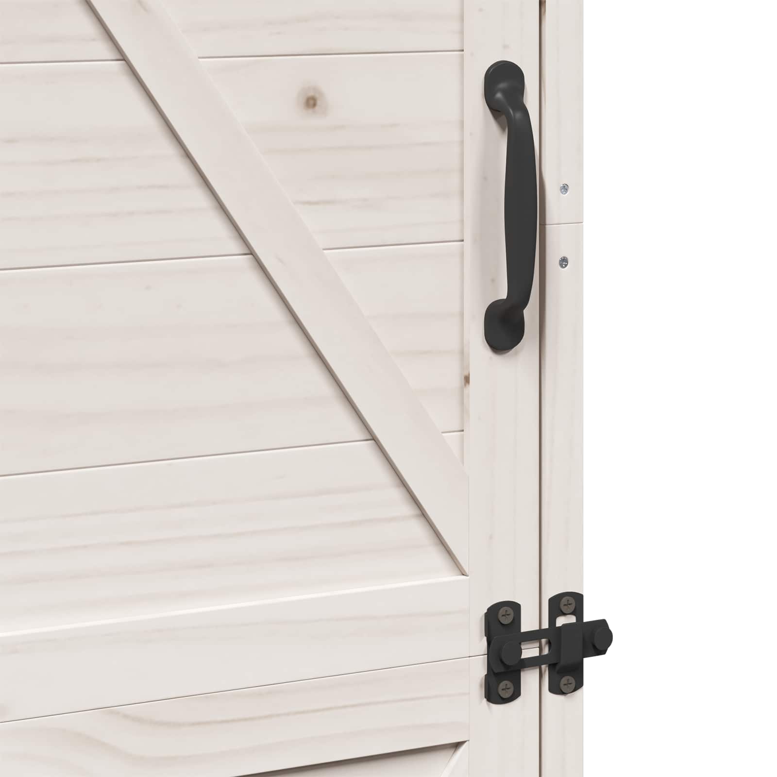 Vrtna Šupa Bijela 59,5 x 56 x 176,5 cm Čvrsto drvo jele