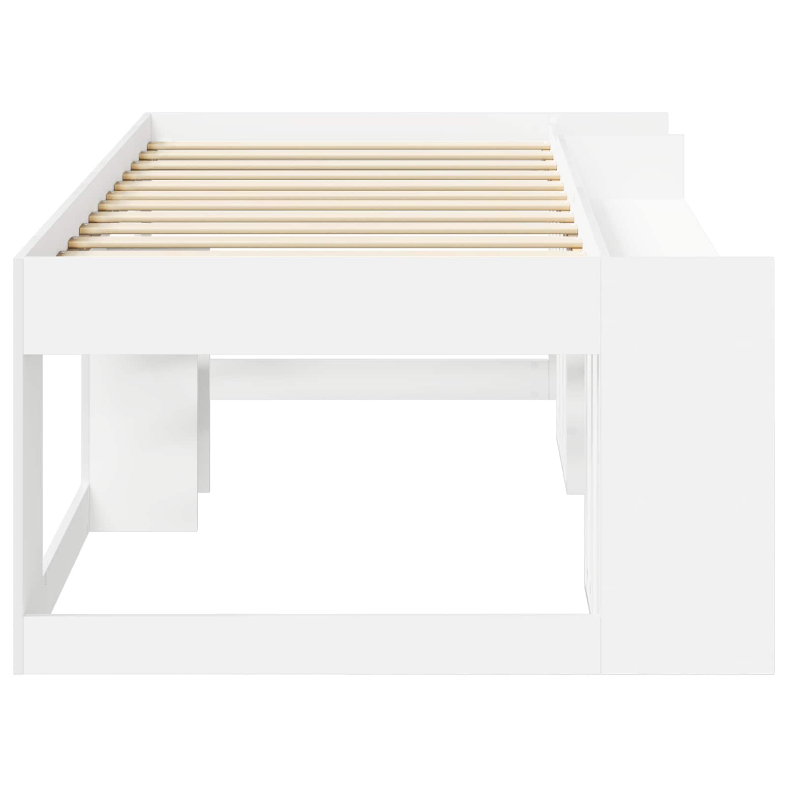 Krevet za djecu s ladicama Bijela 90 x 200 cm Konstruirano drvo