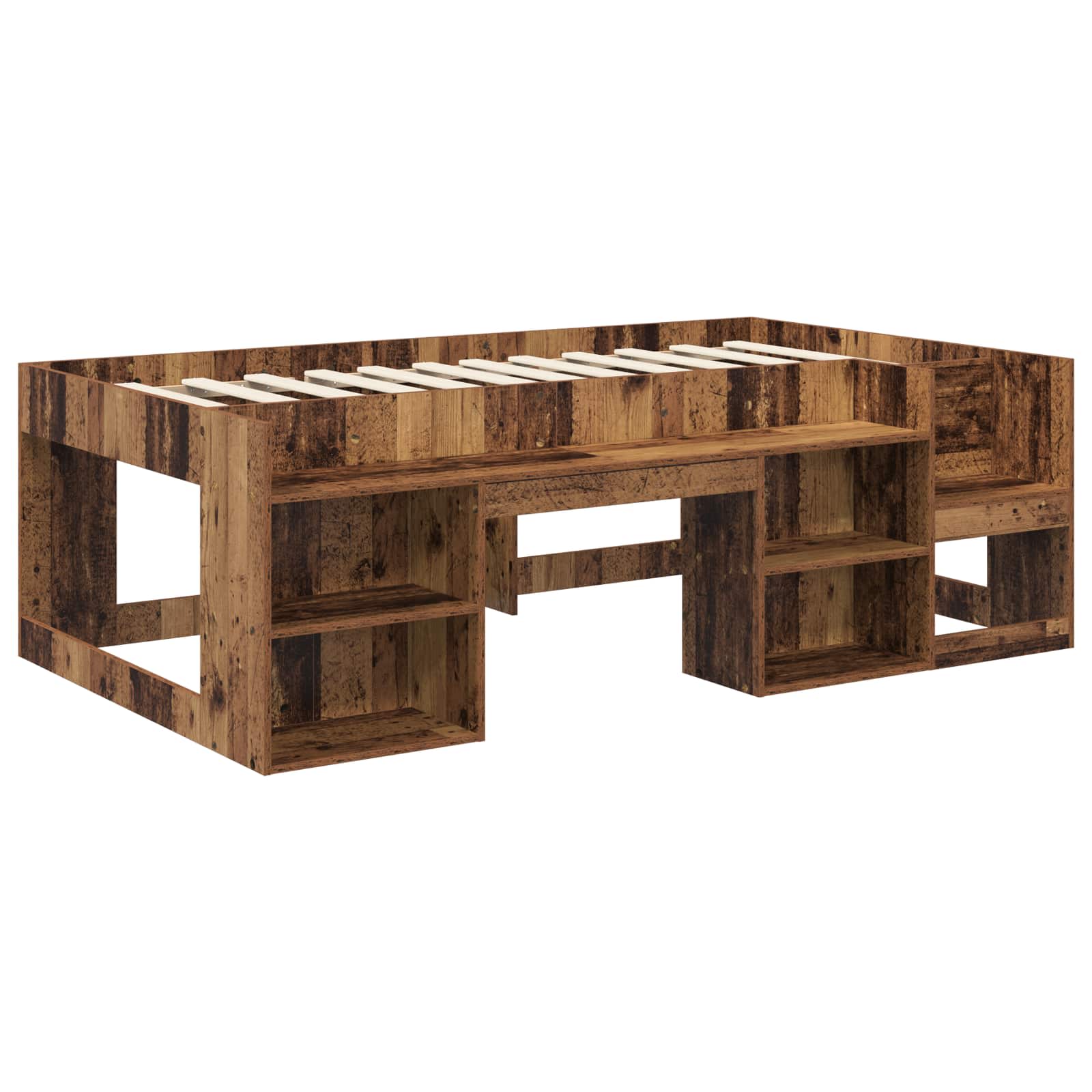 Krevet za djecu s ladicama Staro drvo 90 x 200 cm