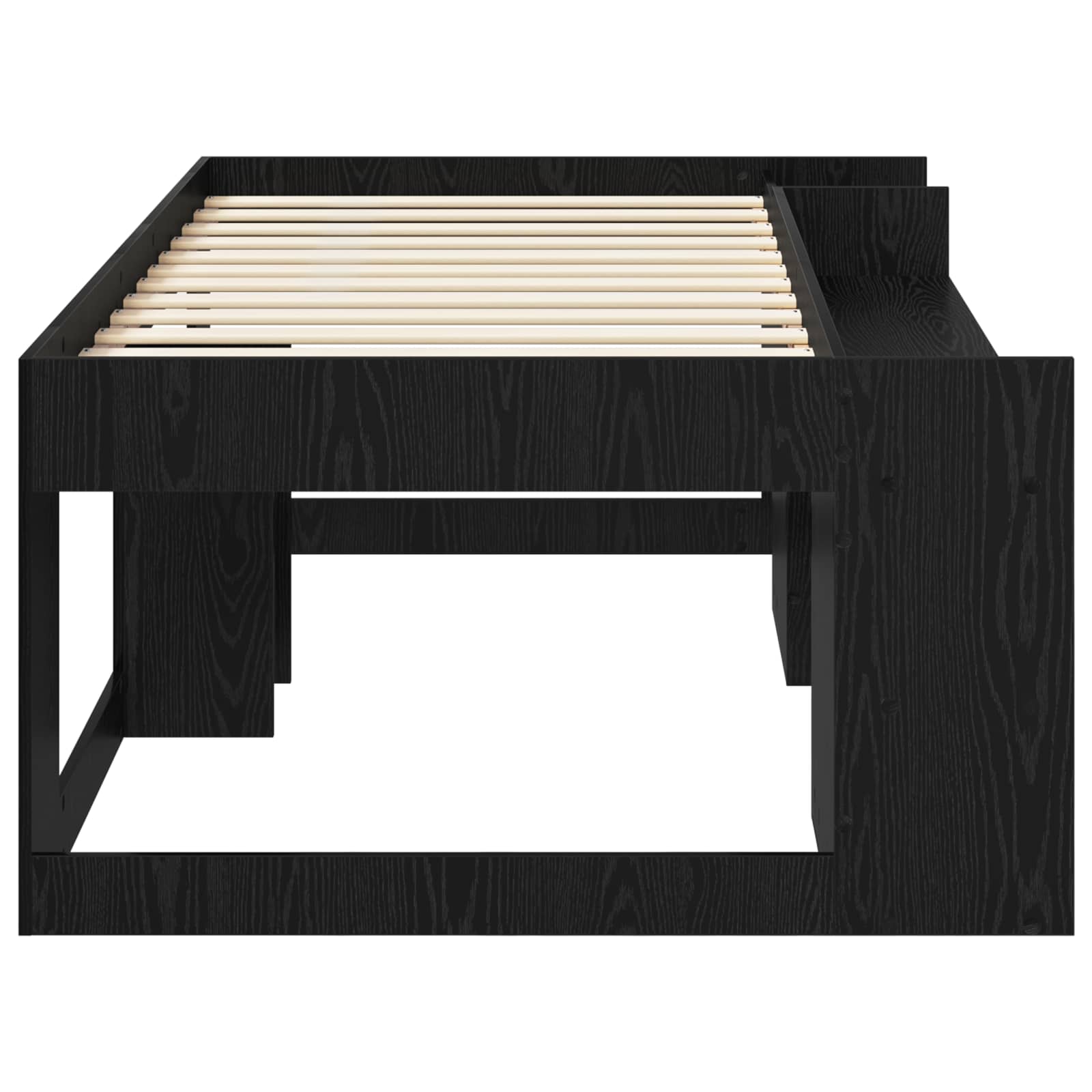 Krevet za djecu s ladicama Crni hrast 75 x 190 cm