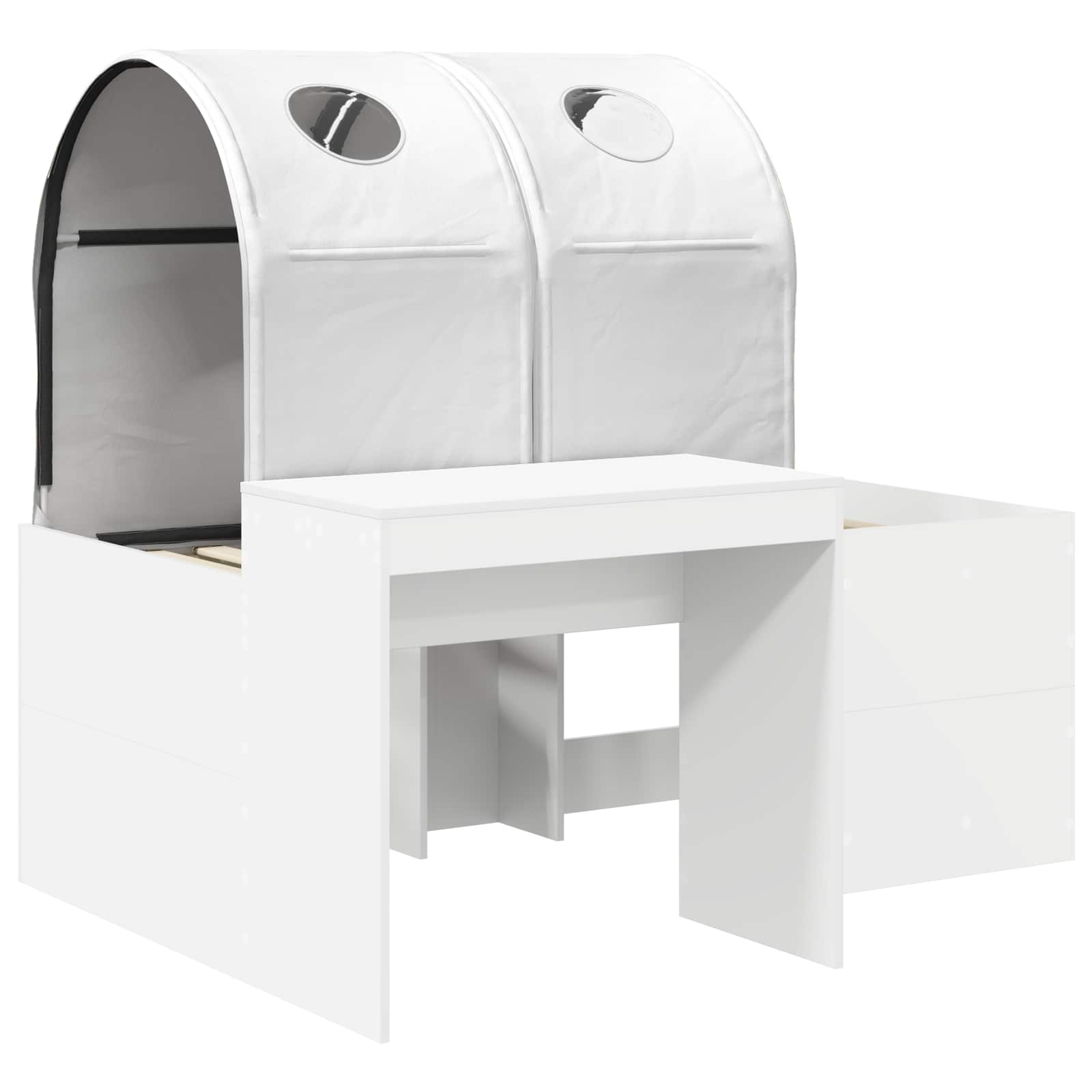Krevet s Tunnels 4 pcs Artisian hrast i bijela